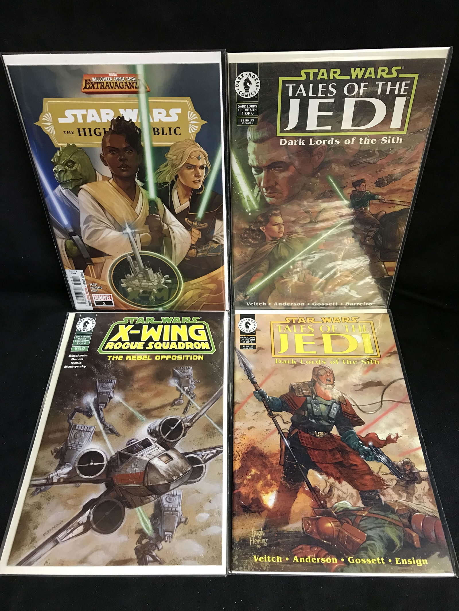 ASSORTED STAR WARS COMIC BOOK LOT (1 of 1)