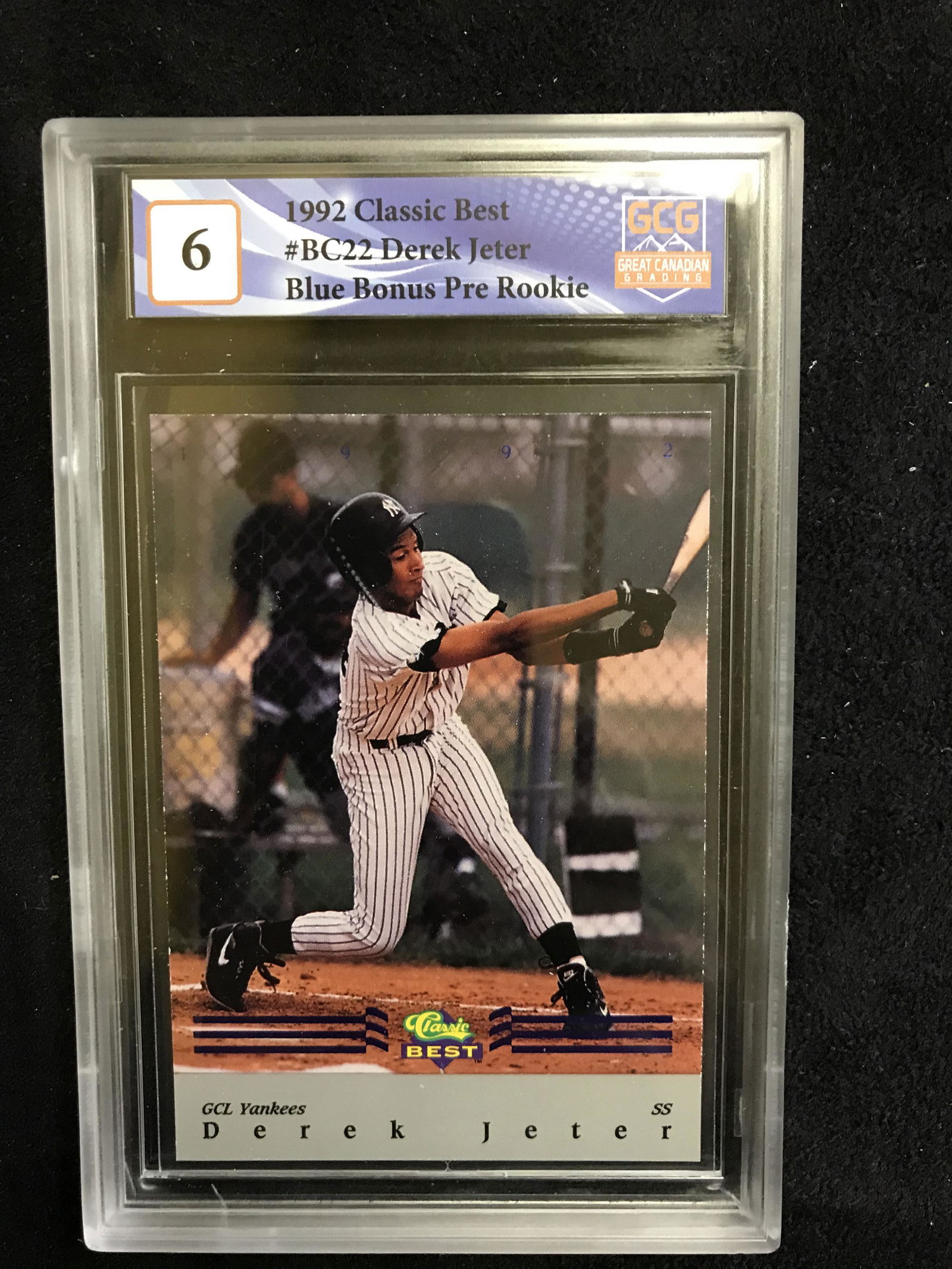 1992 CLASSIC BEST #BC22 DEREK JETER BLUE BONUS PRE (1 of 1)