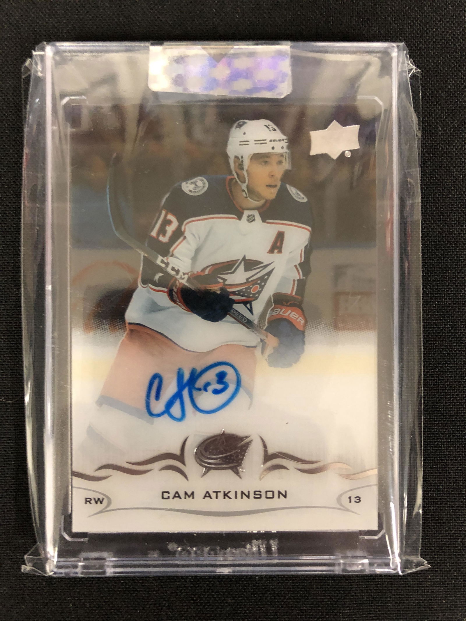2018-19 UPPER DECK CLEAR CUT HOCKEY #CC-AA CAM ATKINSON (1 of 2)