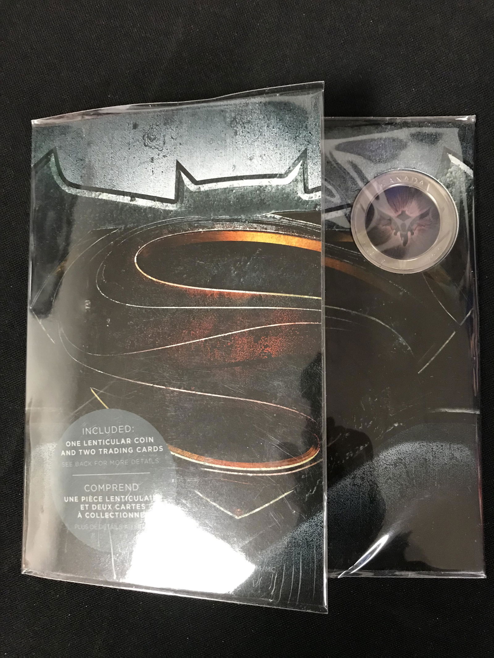 BATMAN V SUPERMAN DAWN OF JUSTICE COIN SET (ROYAL CANAD (1 of 4)