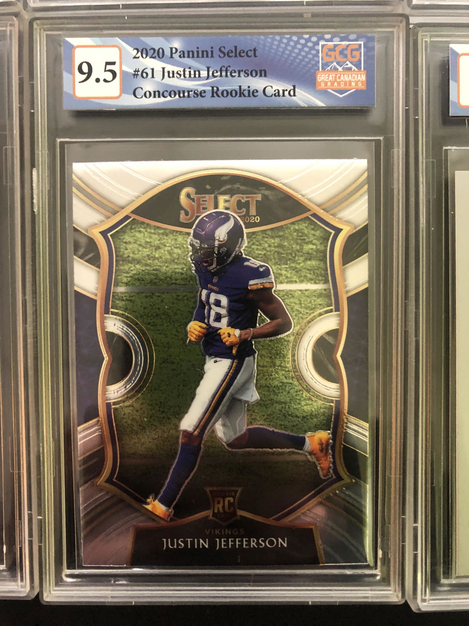 2020 PANINI SELECT #61 JUSTIN JEFFERSON CONCOURSE RC (G (1 of 1)