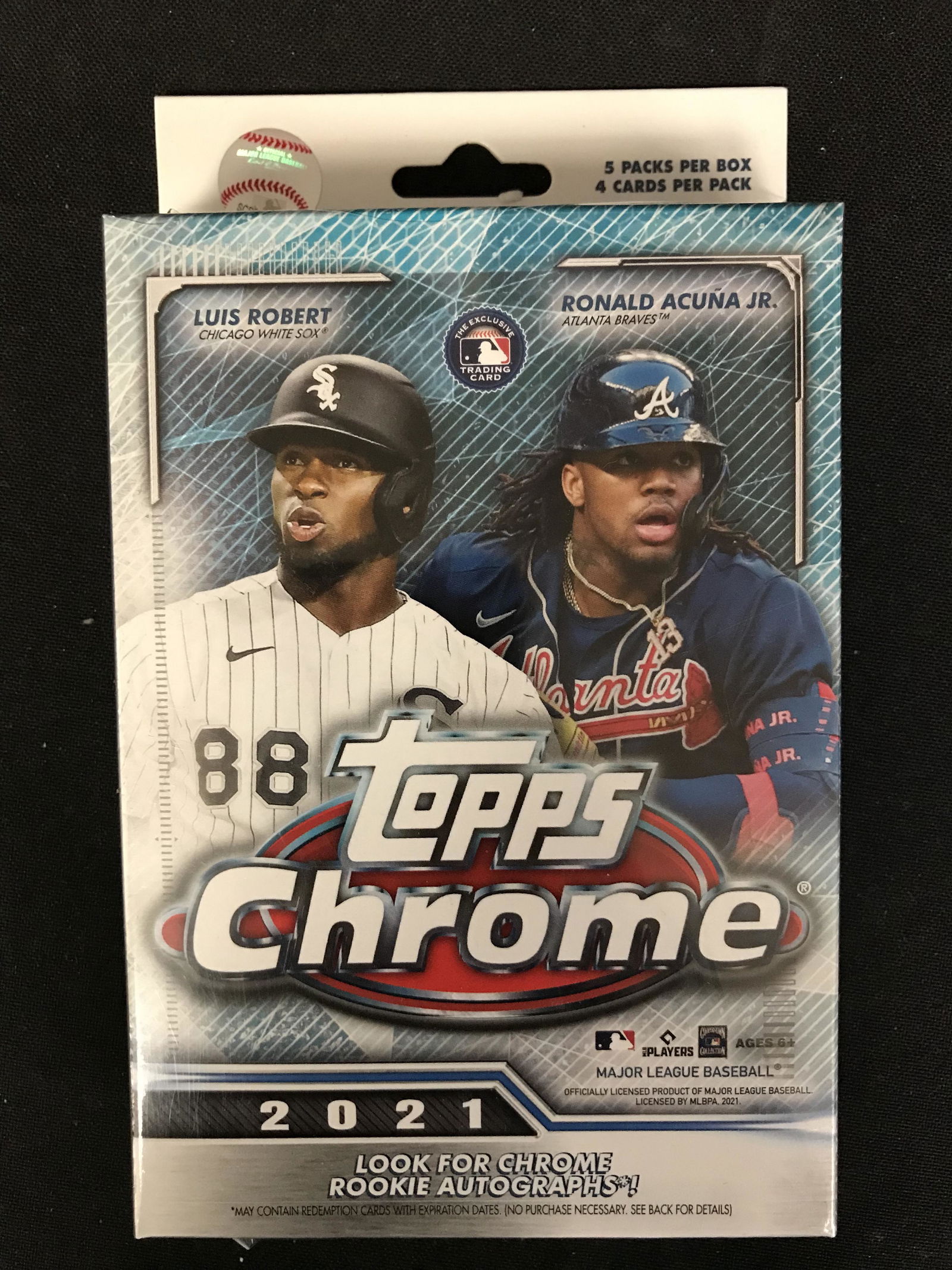 2021 TOPPS CHROME BASEBALL HANGER BOX (1 of 1)