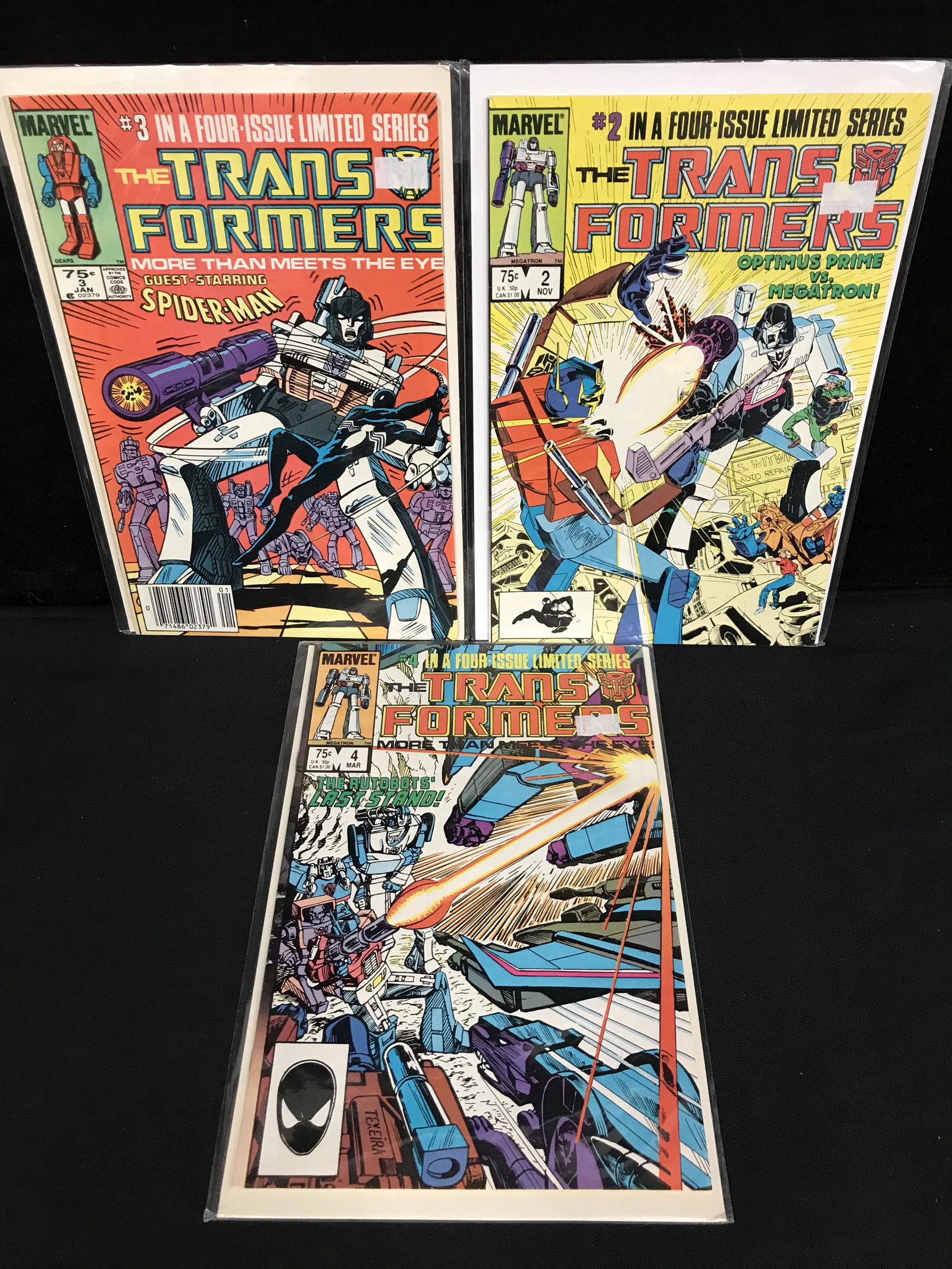 TRANSFORMERS #2-4 In a Four-Issue Limited Series (MARVE (1 of 1)