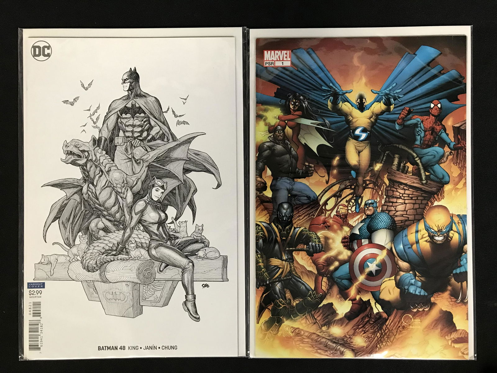 BATMAN 48 (DC COMICS)/ MARVEL VARIANT COVER (1 of 1)