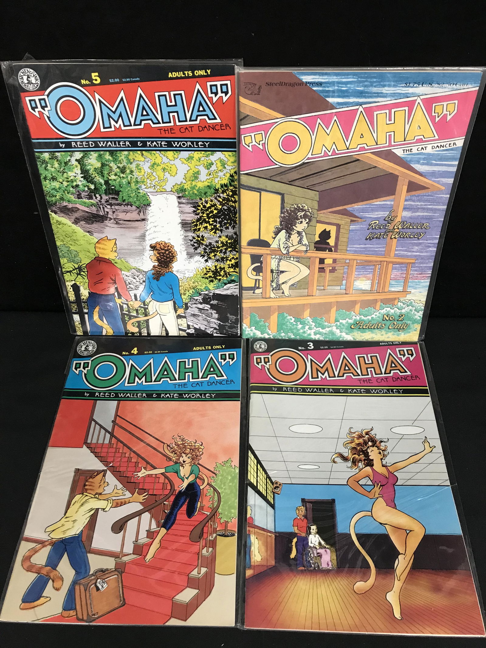 OMAHA COMIC BOOK LOT (KITCHEN SINK COMICS) (1 of 1)