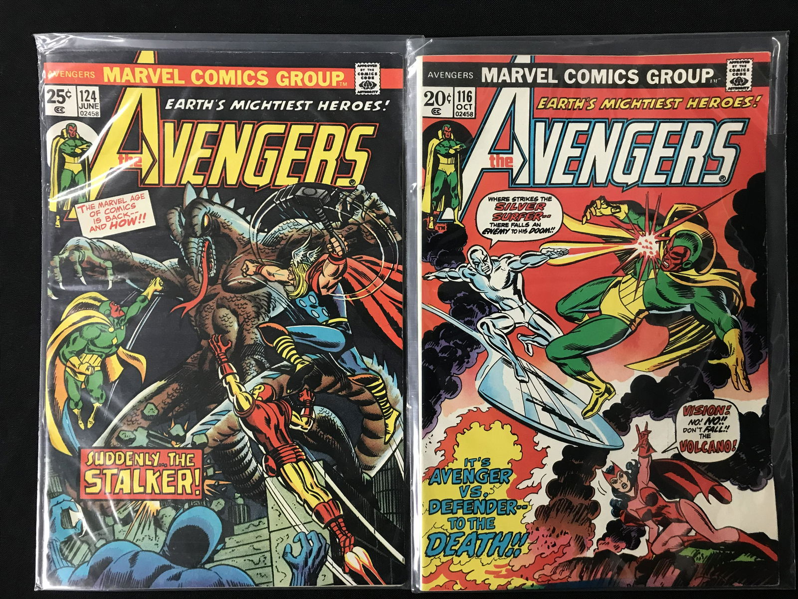 THE AVENGERS #124/ #116 (MARVEL COMICS) (1 of 1)