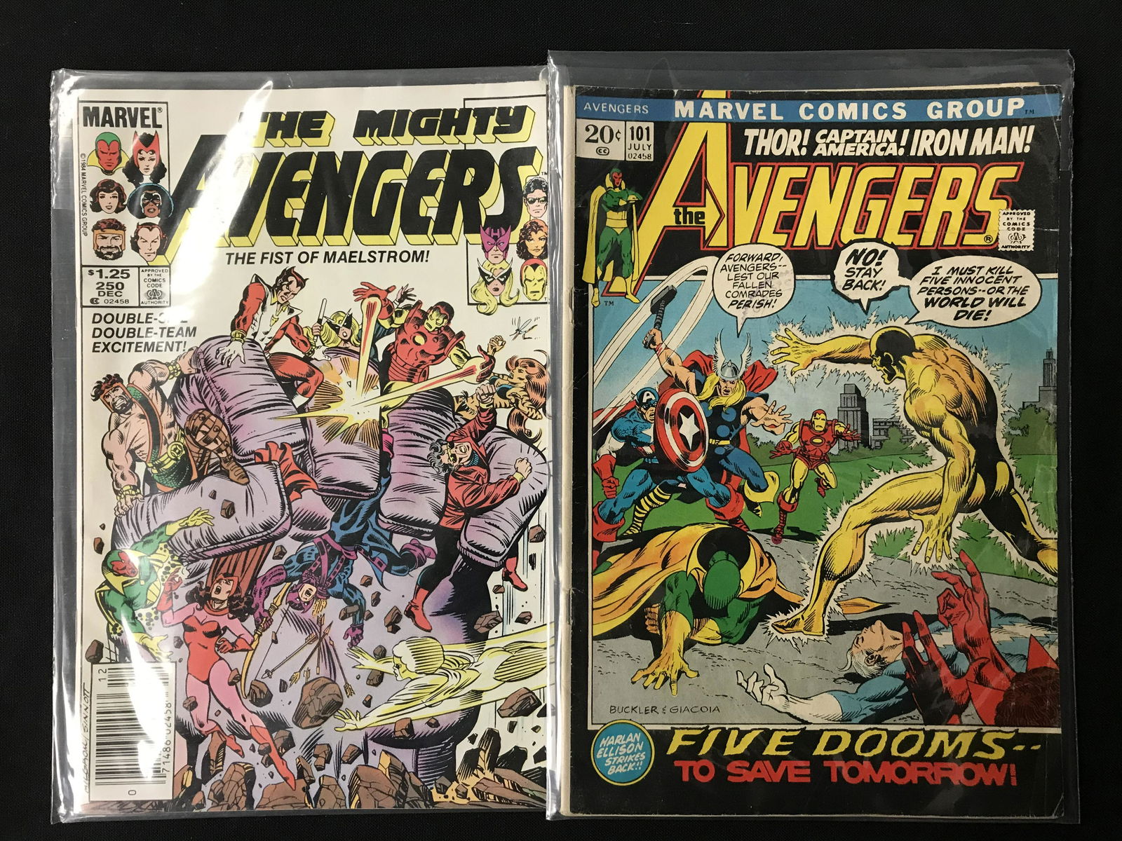 THE MIGHTY AVENGERS #250/ THE AVENGERS #101 (MARVEL (1 of 1)