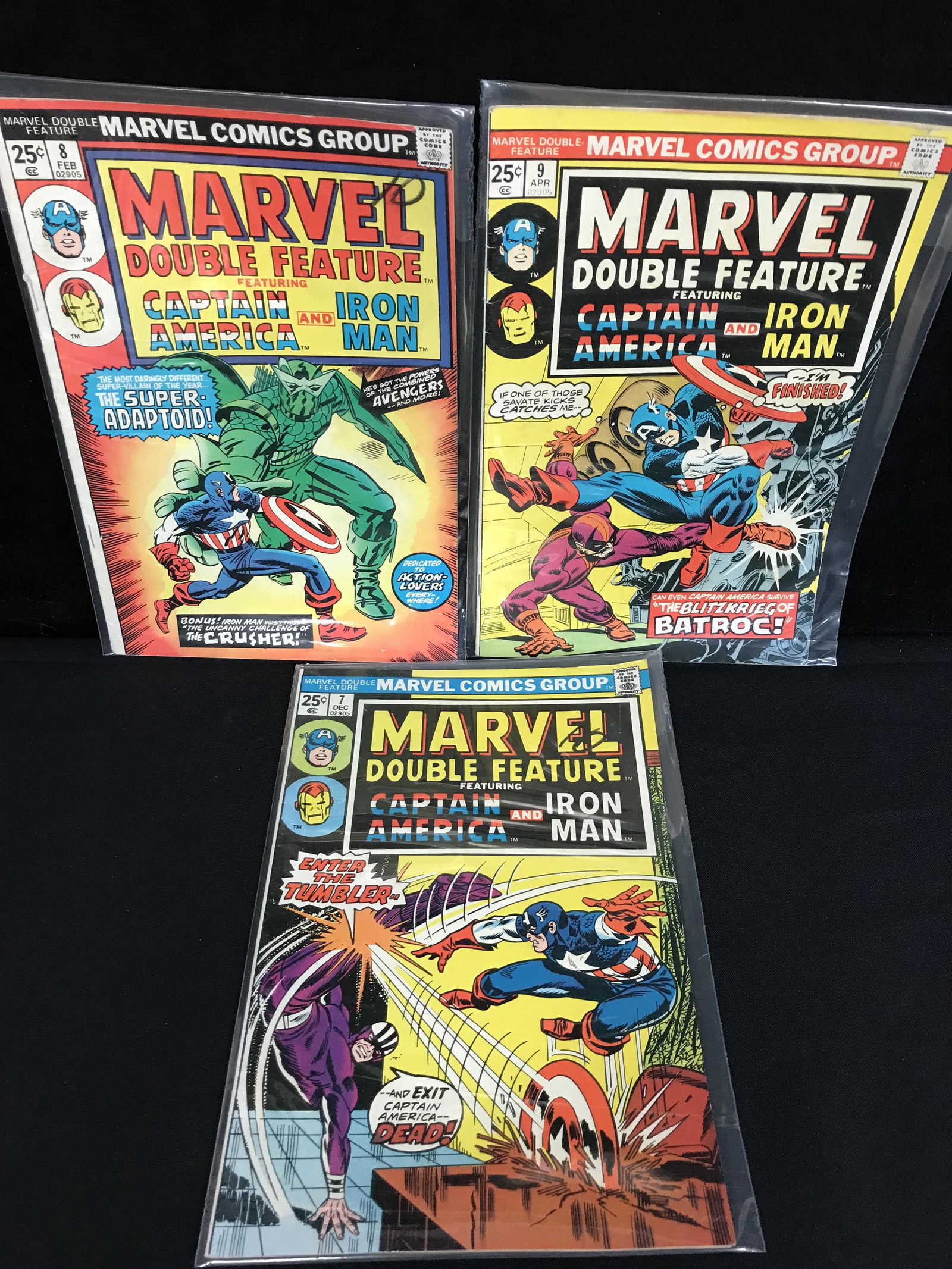 MARVEL DOUBLE FEATURE COMIC BOOK LOT (1 of 1)