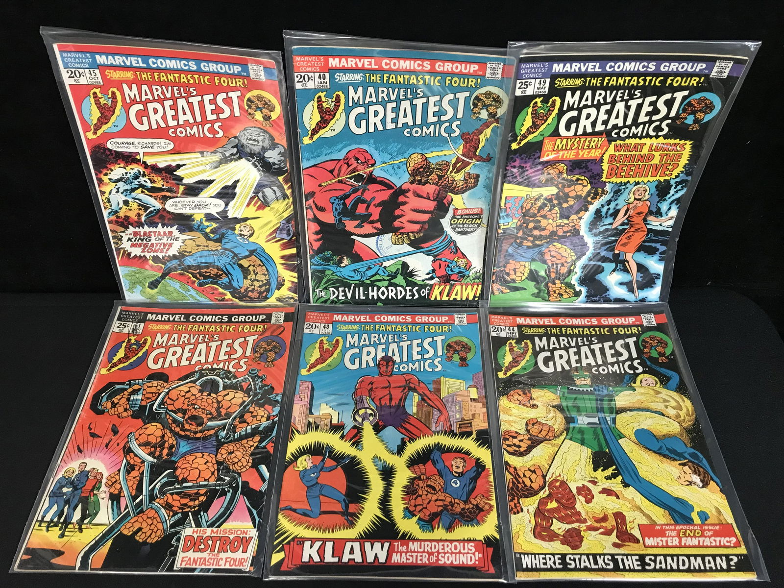 MARVEL'S GREATEST COMICS BOOK LOT (1 of 1)
