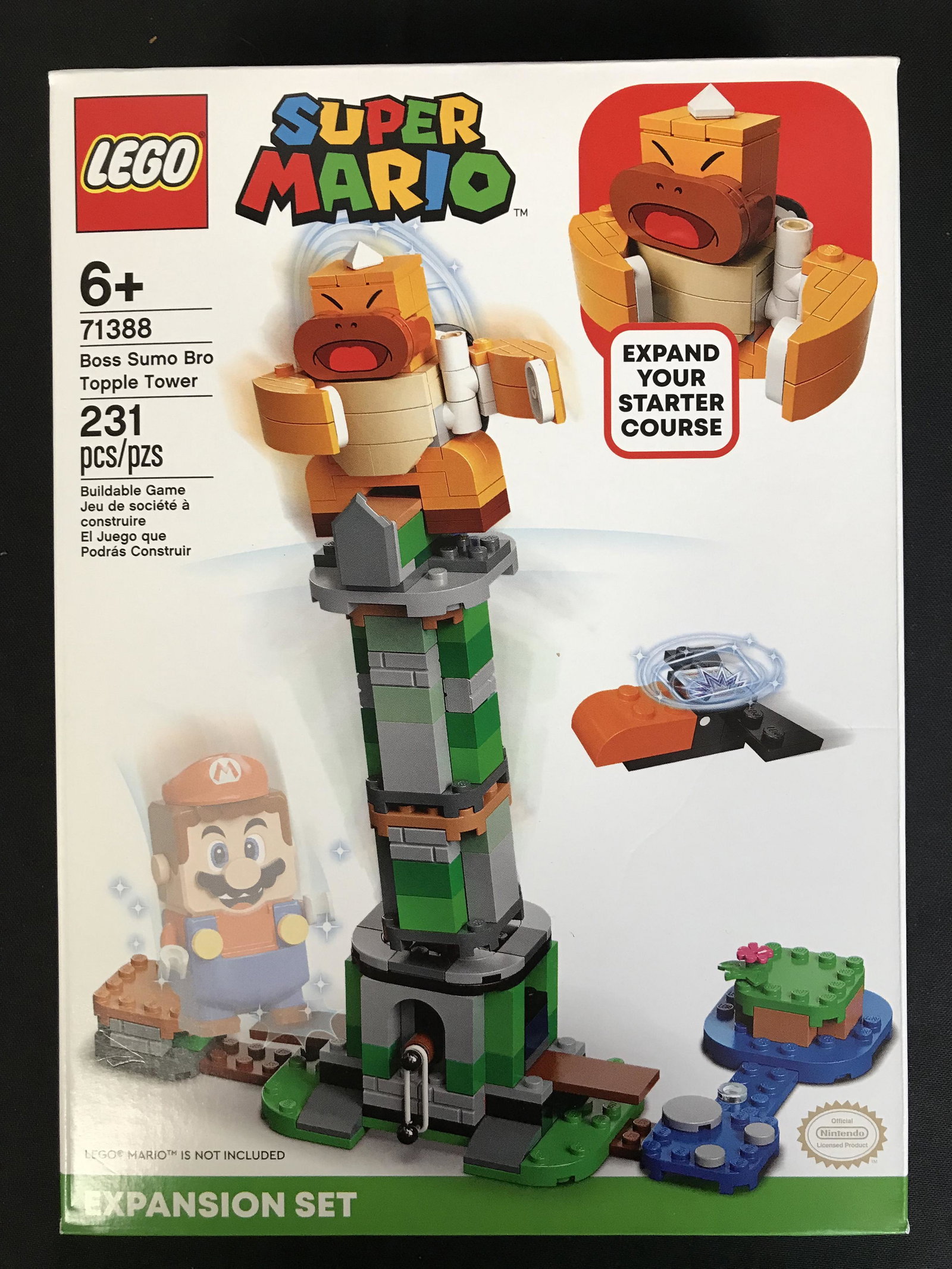 SEALED LEGO SUPER MARIO 71388 TOPPLE TOWER: SEALED LEGO SUPER MARIO 71388 TOPPLE TOWER