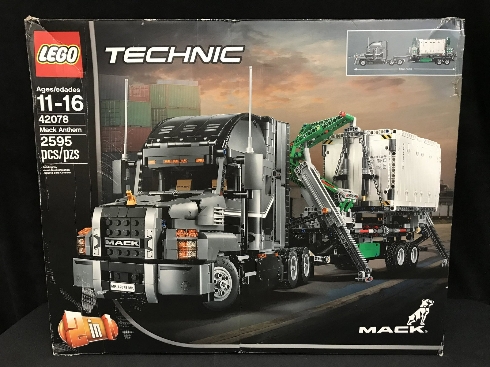 LEGO TECHNIC NO. 42078 MACK ANTHEM (OPEN BUT COMPLETE) (1 of 1)