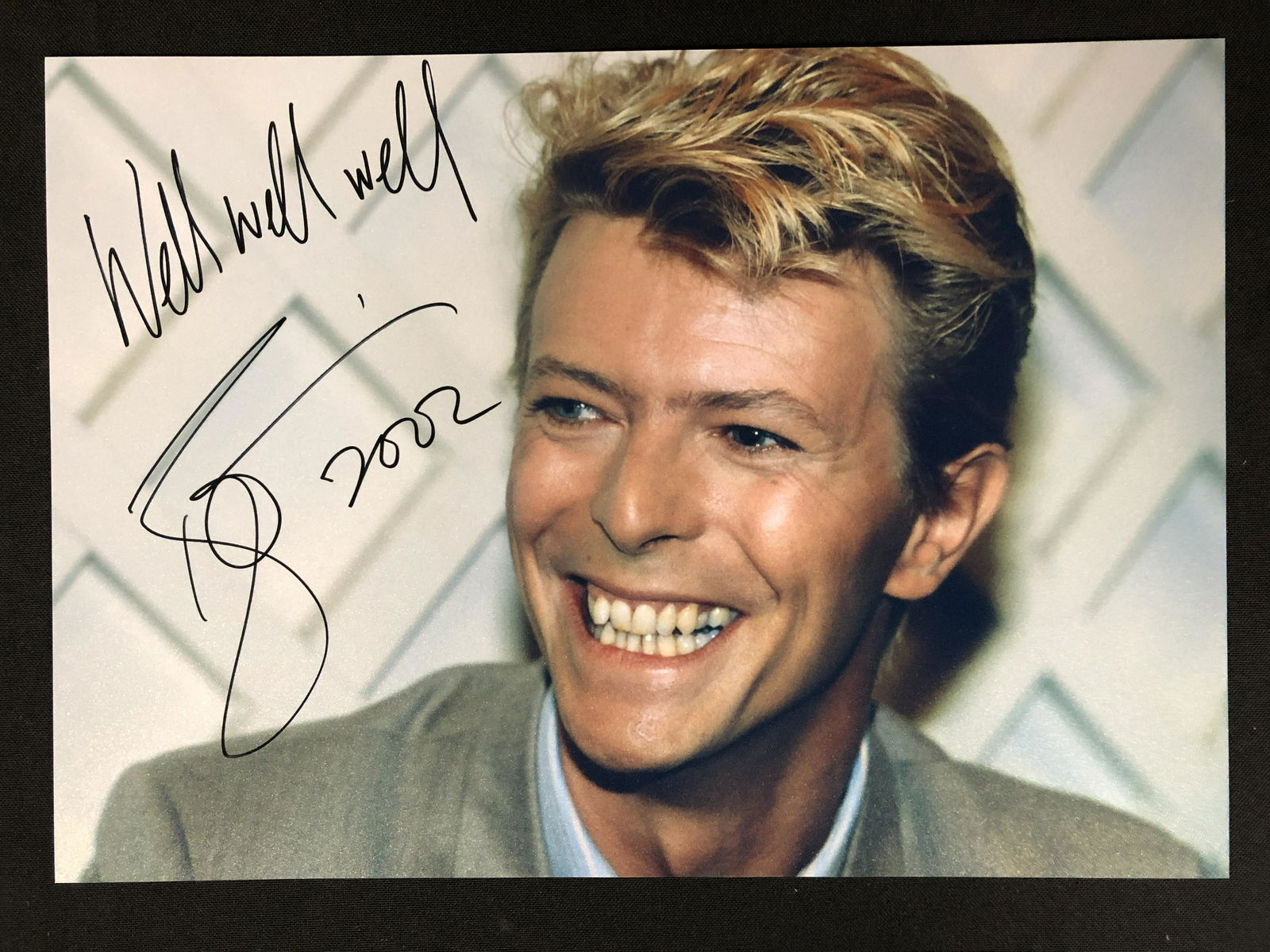 DAVID BOWIE SIGNED 8 X 10 (RA COA) (1 of 3)