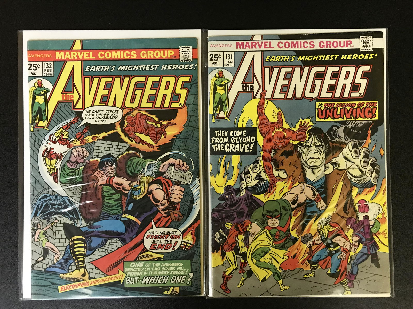 BRONZE AGE AVENGERS COMIC BOOK LOT (1 of 1)