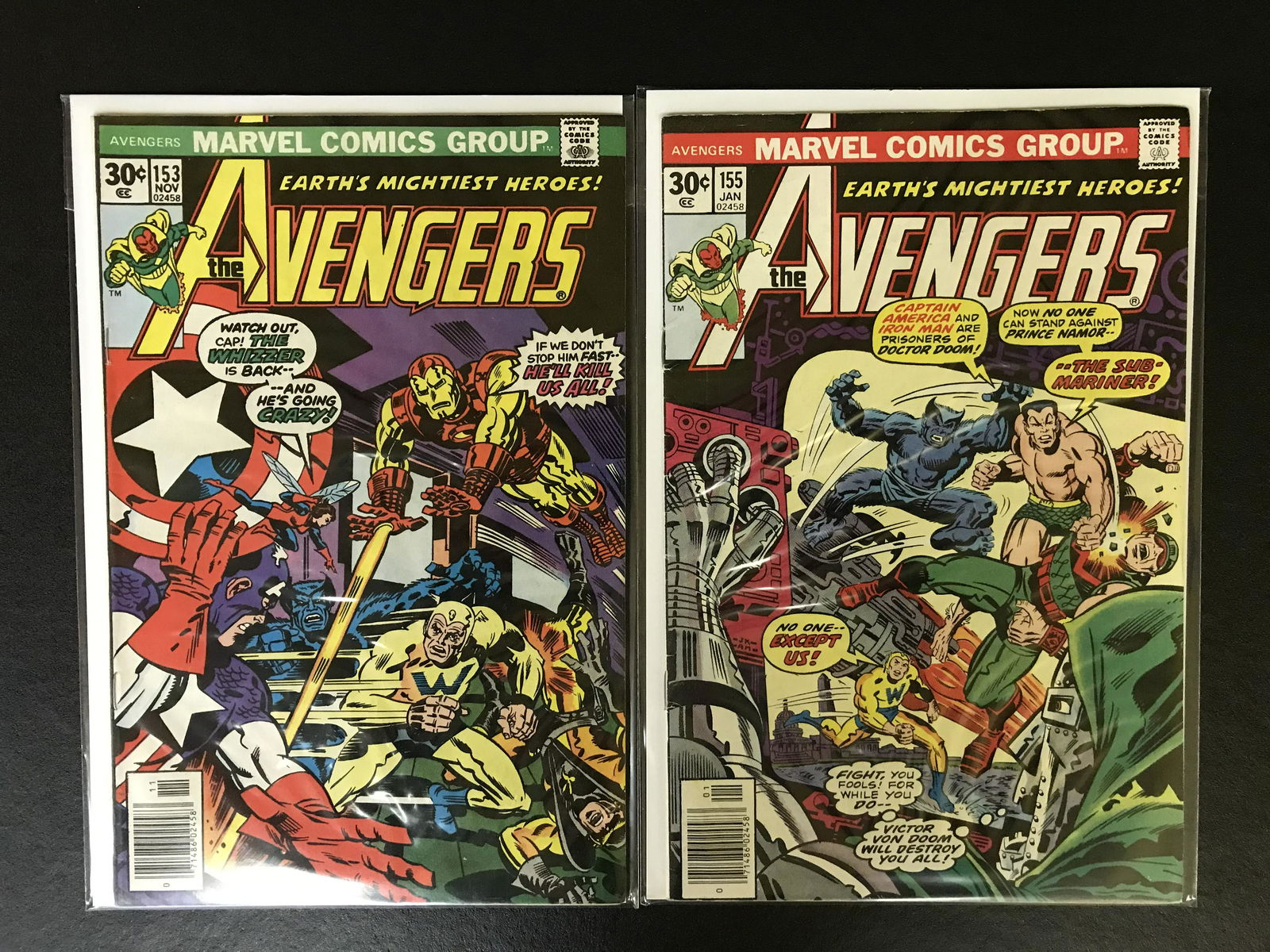 BRONZE AGE AVENGERS COMIC BOOK LOT (1 of 1)
