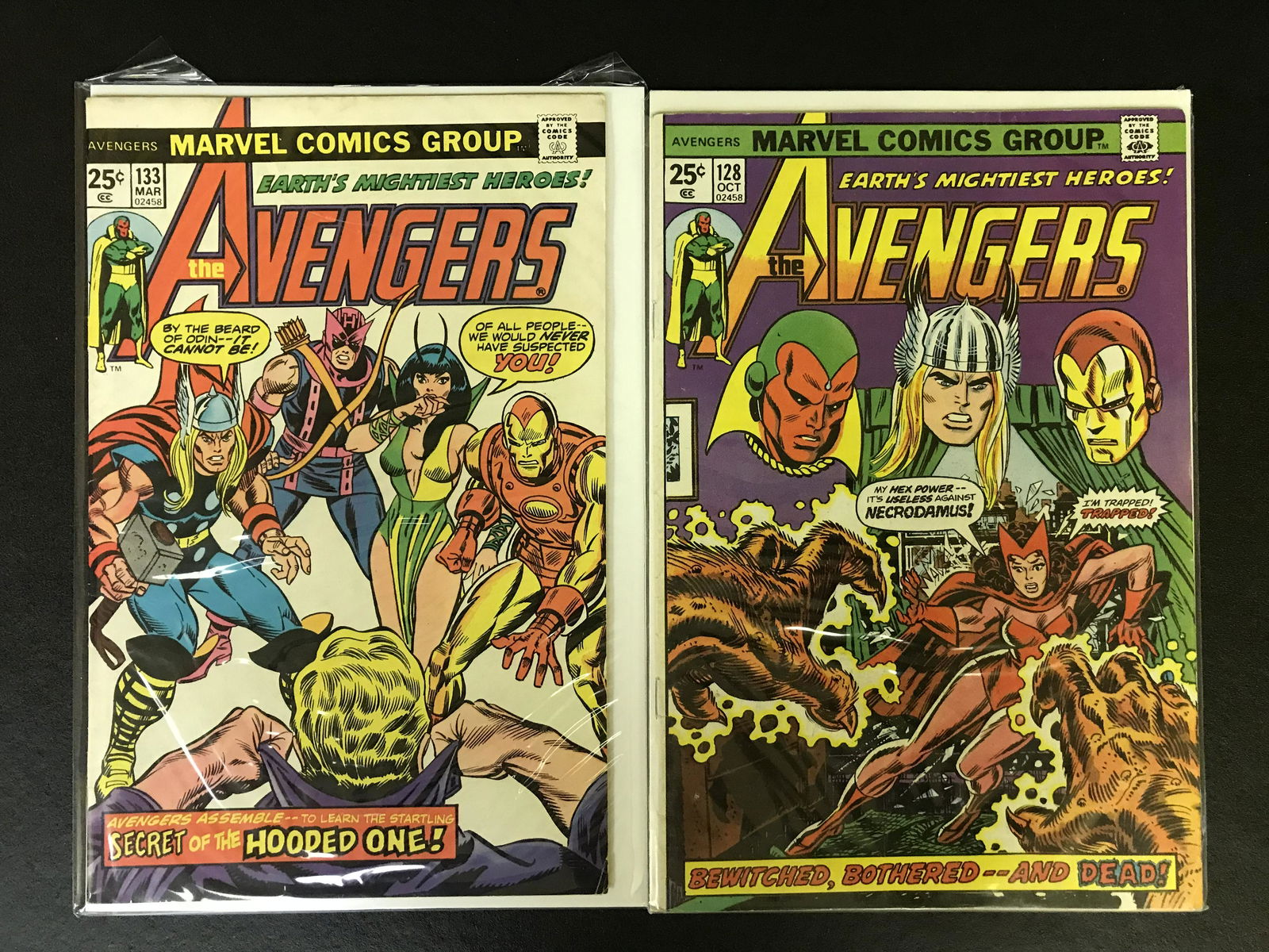BRONZE AGE AVENGERS COMIC BOOK LOT (1 of 1)
