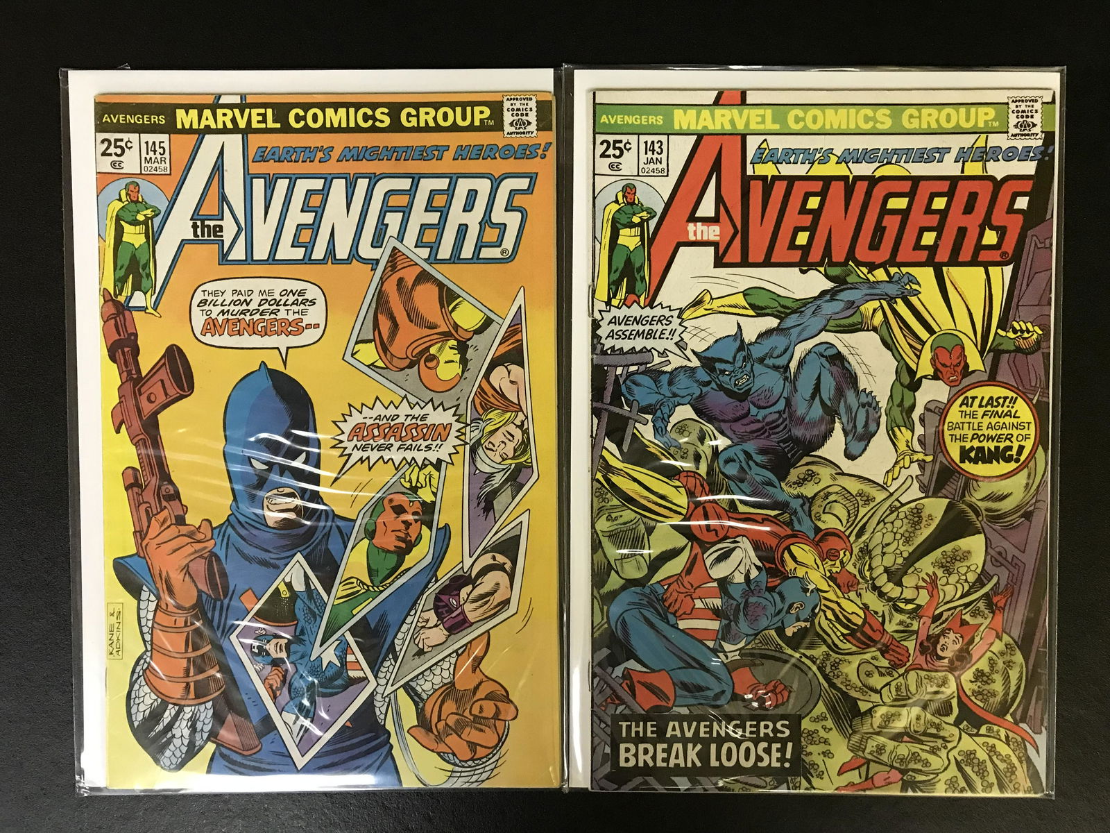 BRONZE AGE AVENGERS COMIC BOOK LOT (1 of 1)