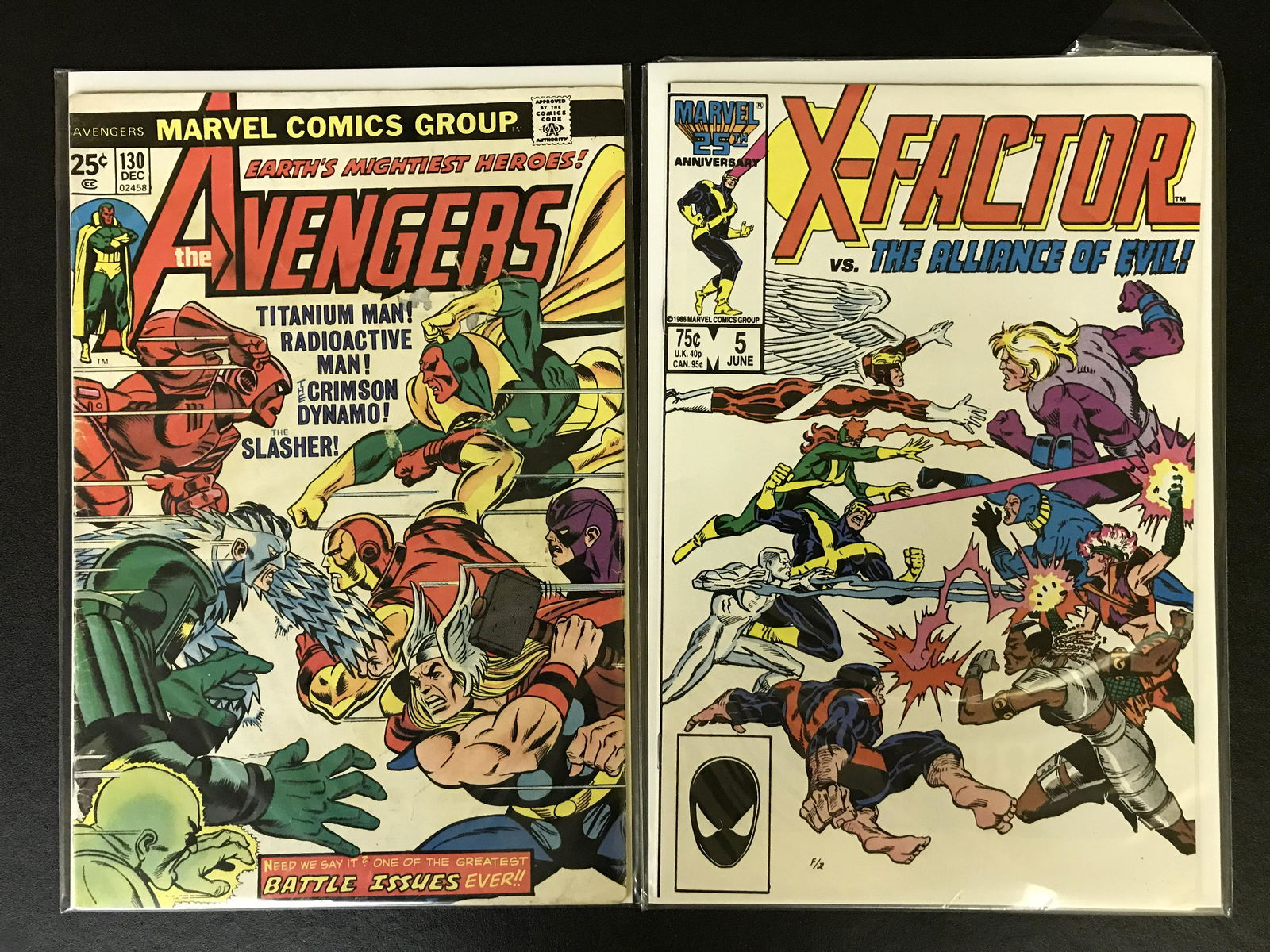 BRONZE AGE AVENGERS X-FACTOR COMIC BOOK LOT (1 of 1)