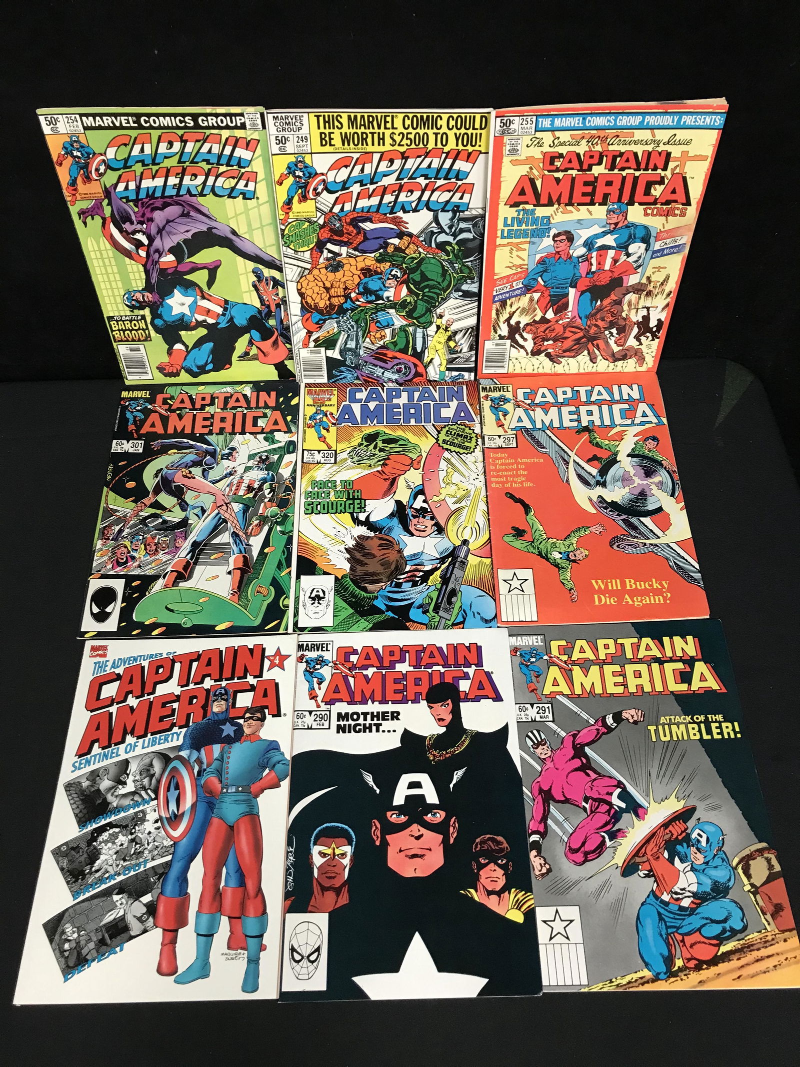 CAPTAIN AMERICA COMIC BOOK LOT (MARVEL COMICS) (1 of 1)