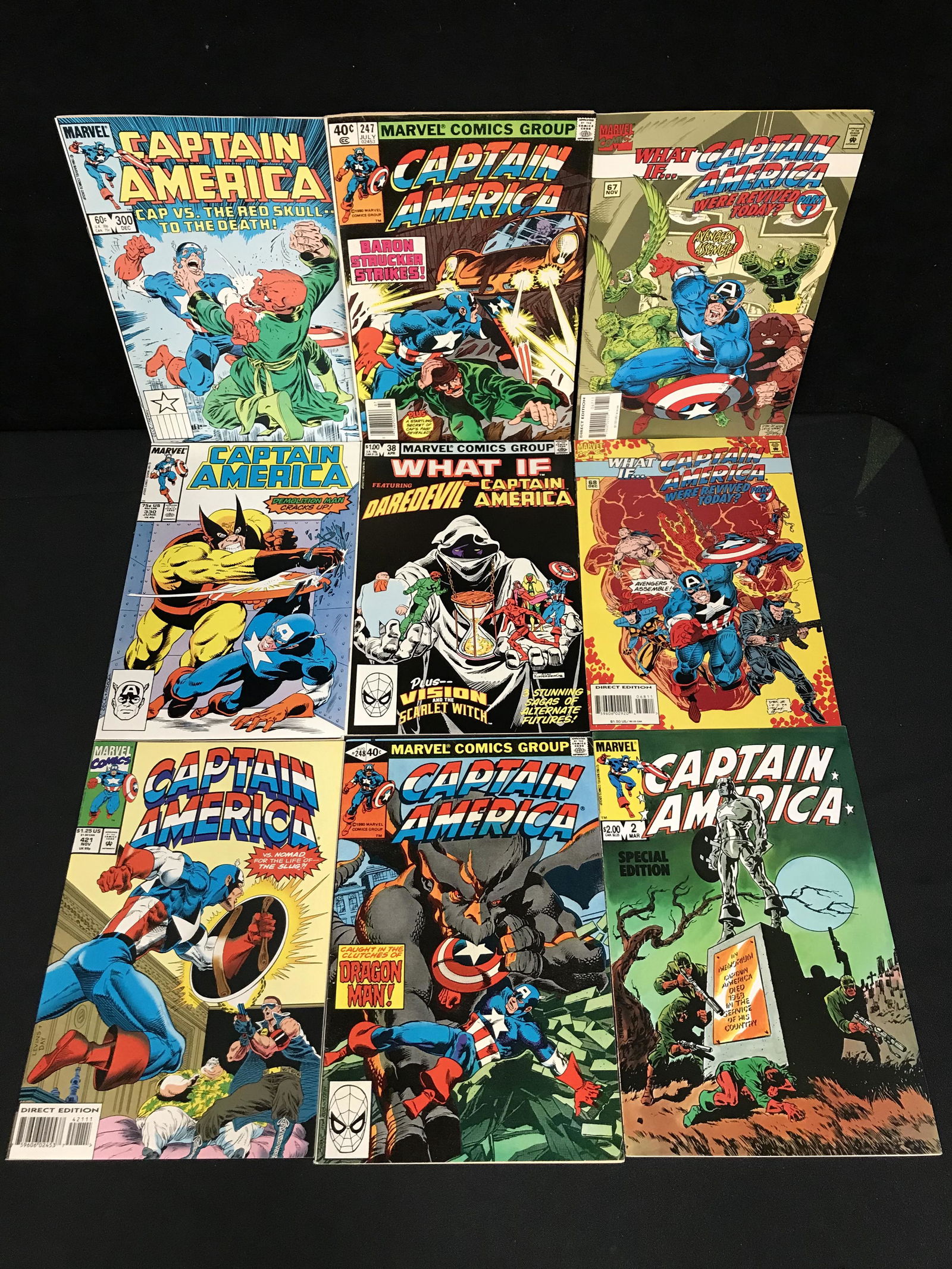 CAPTAIN AMERICA COMIC BOOK LOT (MARVEL COMICS) (1 of 1)