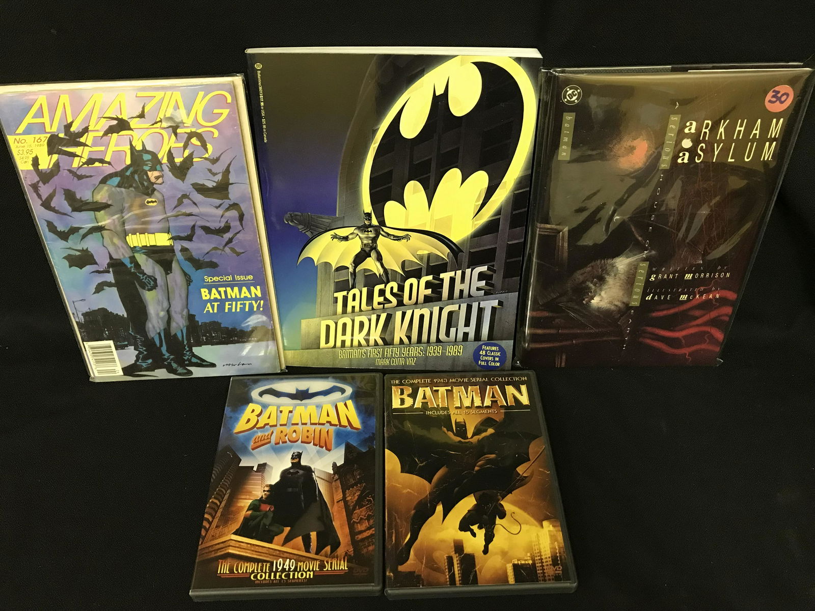 BATMAN BOOKS/ DVDs LOT (1 of 1)