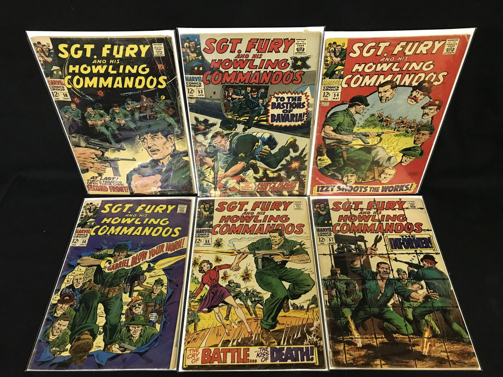 SGT. FURY AND HIS HOWLING COMMANDOS COMIC BOOK LOT (1 of 1)