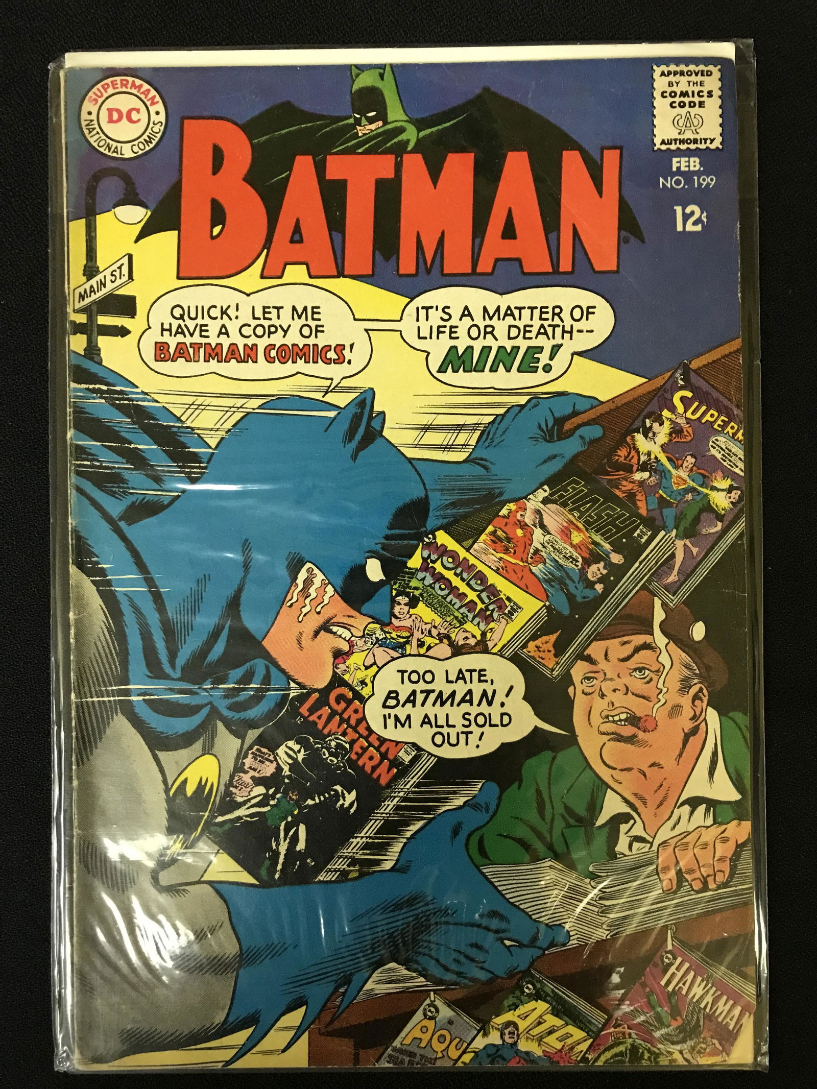 BATMAN #199 (DC COMICS) (1 of 1)