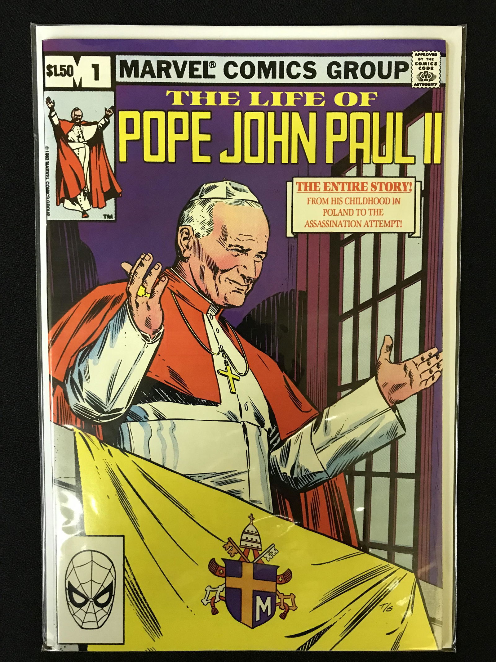 The Life of POPE JOHN PAUL II #1 (MARVEL COMICS) (1 of 1)