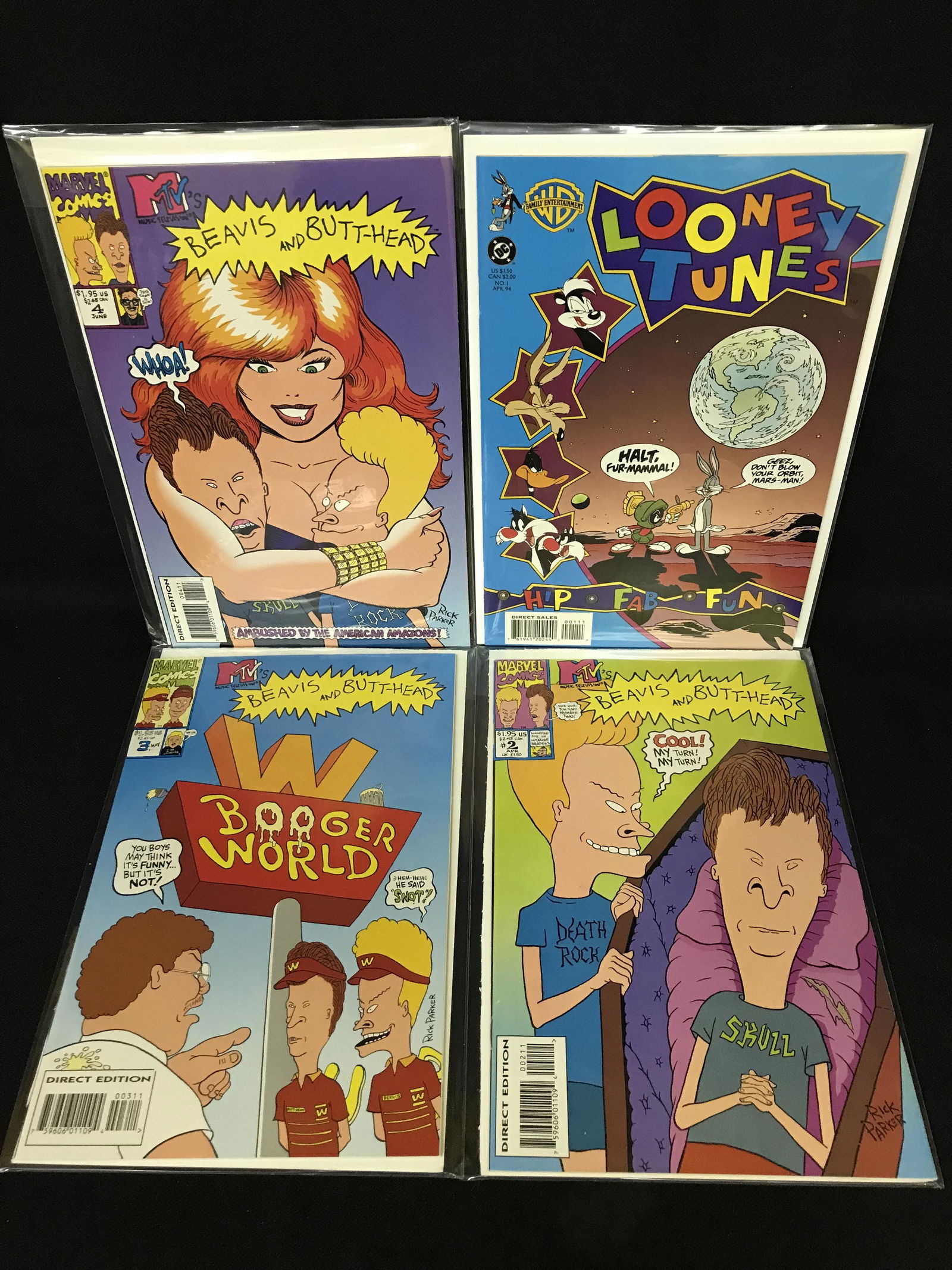 BEAVIS AND BUTTHEAD COMIC BOOK LOT (MARVEL COMICS) (1 of 1)