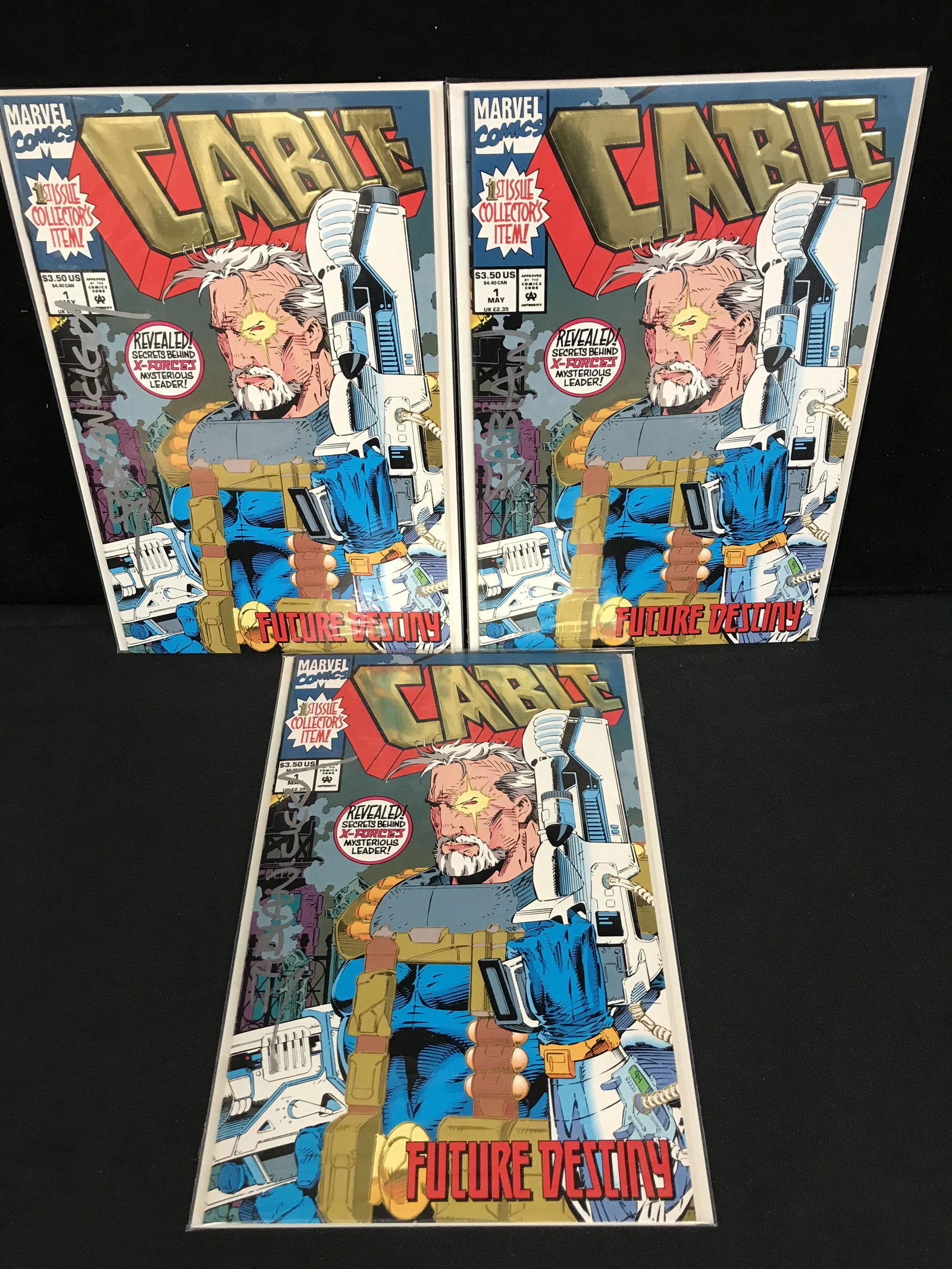 CABLE #1 (MARVEL COMICS) X3 Signed by FABIAN NICIEZA (1 of 1)