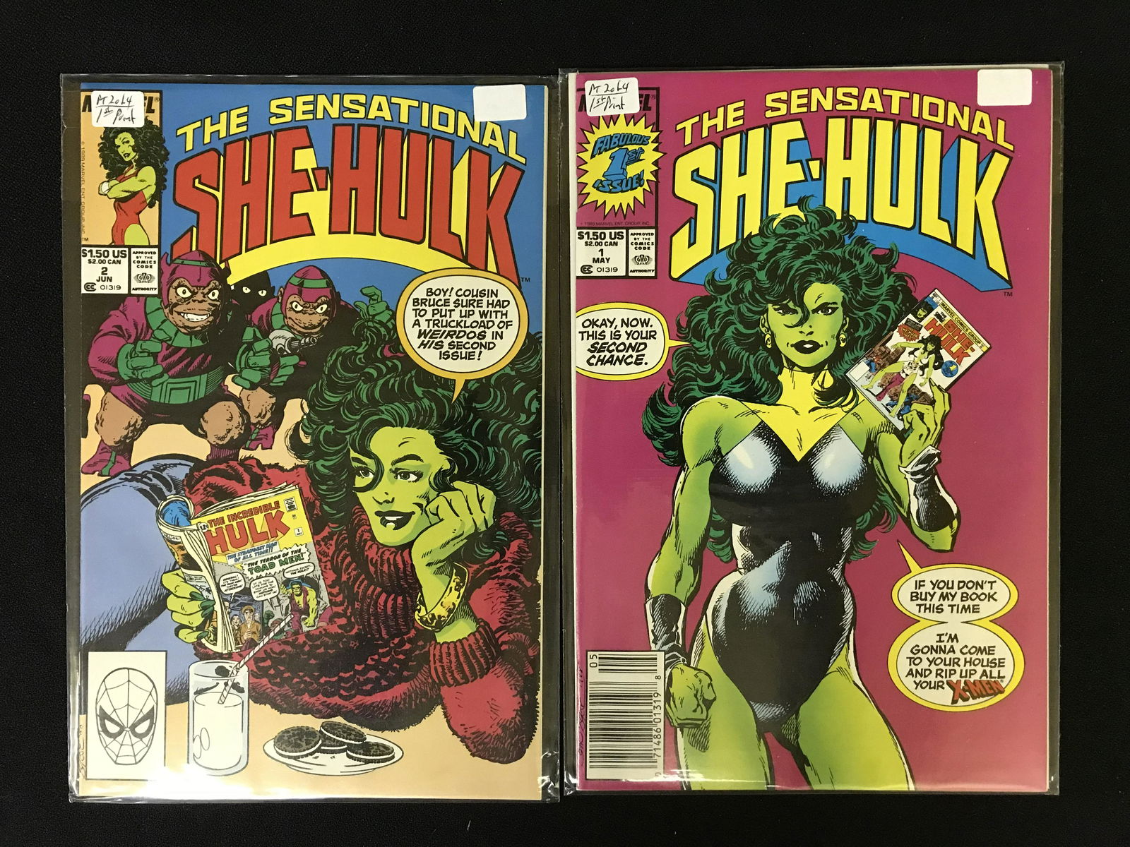 THE SENSATIONAL SHE-HULK #1-2 (MARVEL COMICS) (1 of 1)