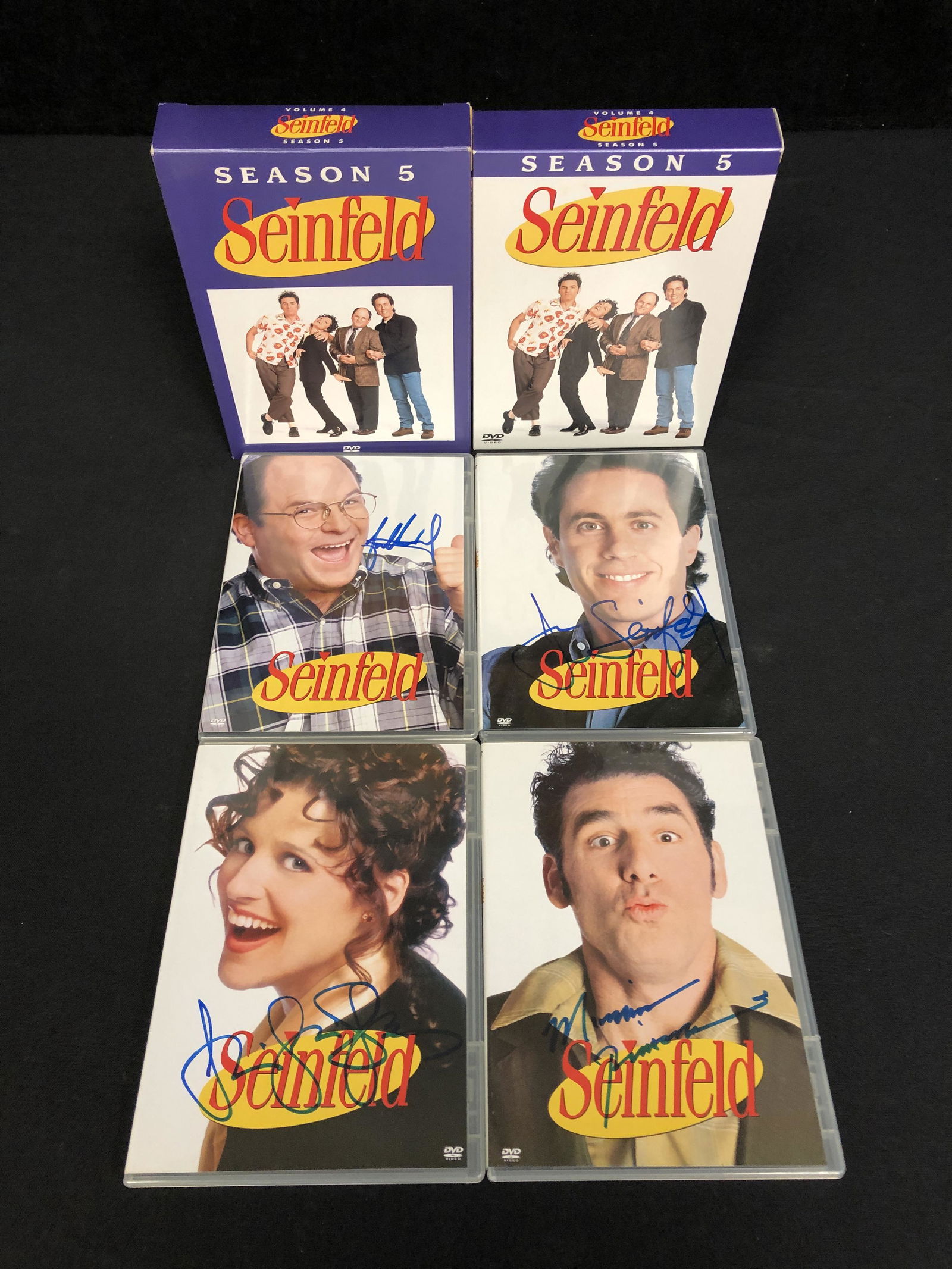 SEASON 5 SEINFELD SIGNED CAST DVDS (RA COA) (1 of 3)