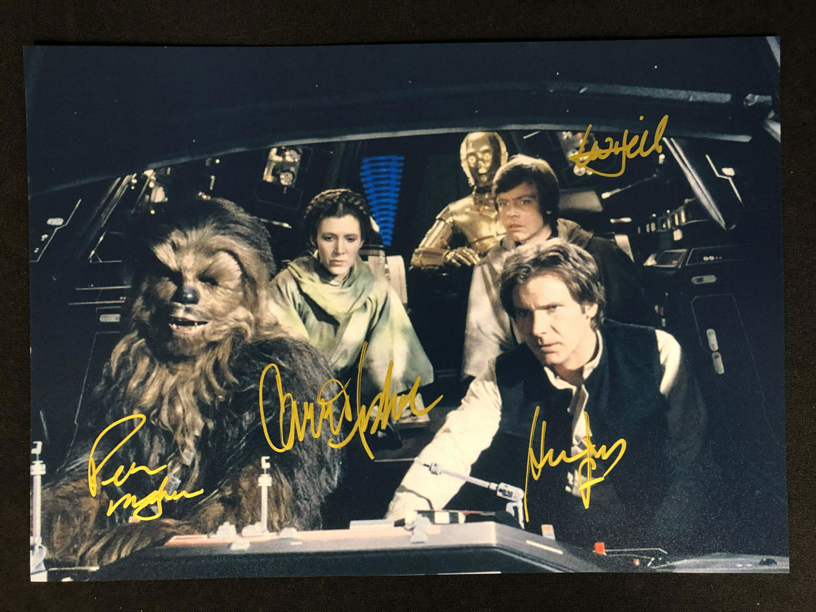 STAR WARS AUTHENTIC SIGNED CAST PHOTO (RA COA) (1 of 3)