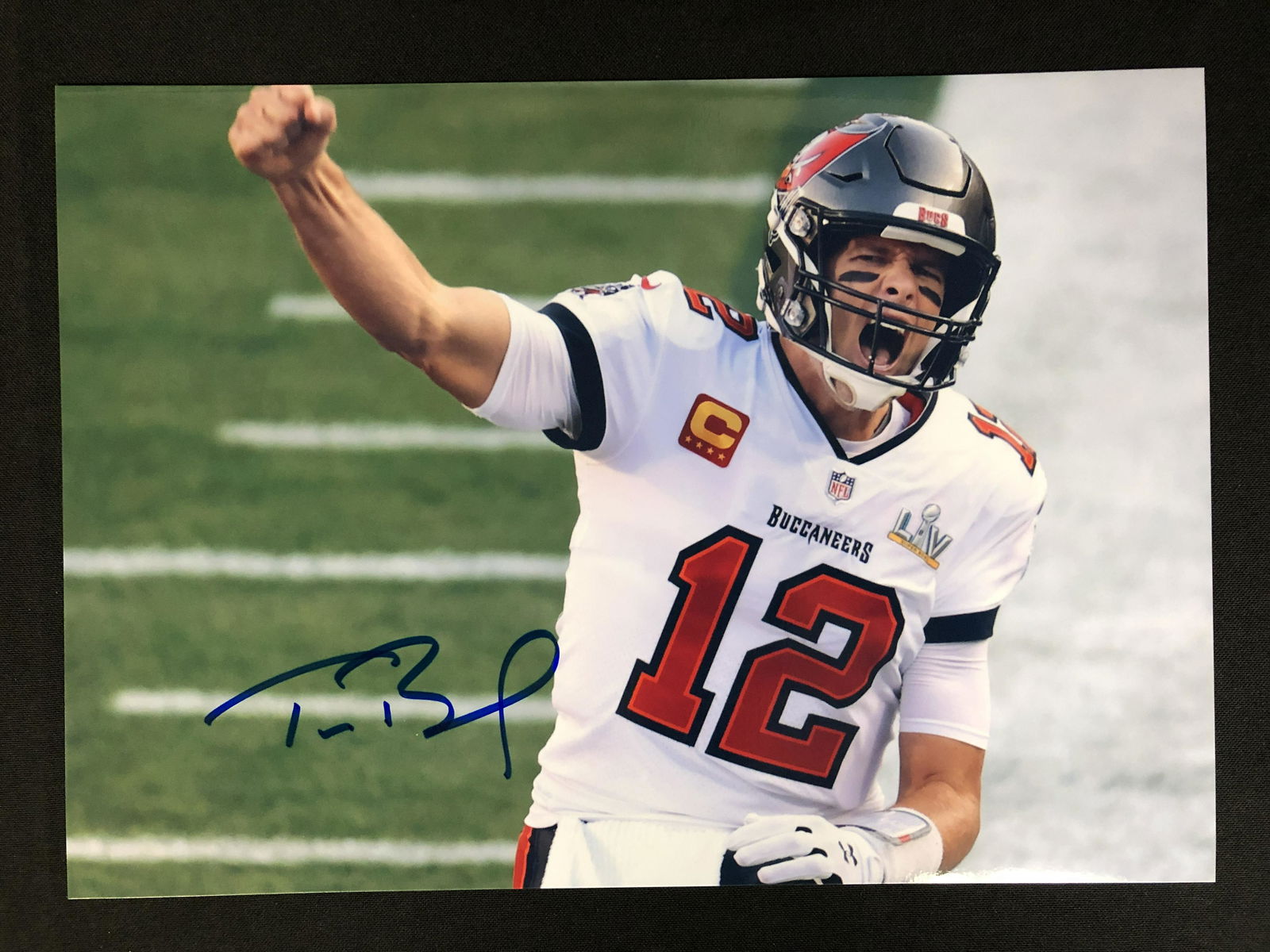 TOM BRADY SIGNED 8X10 PHOTO (RA COA) (1 of 3)