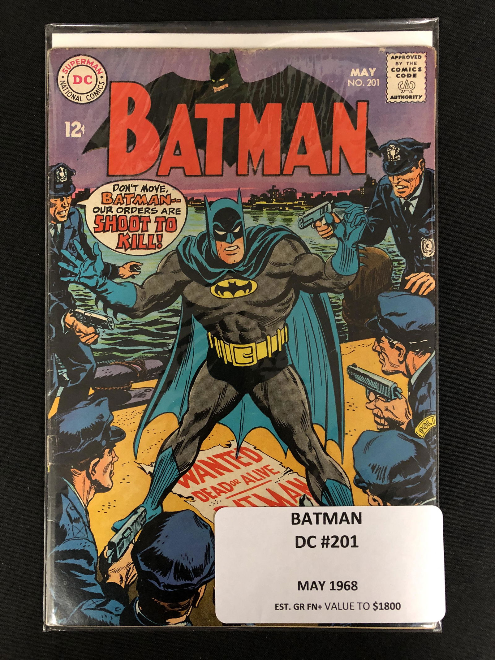 BATMAN #201 (DC COMICS 1968) (1 of 1)