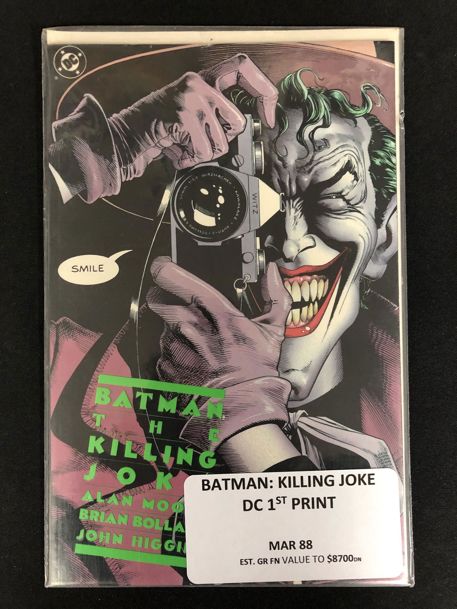 BATMAN: KILLING JOKE (DC COMICS 1988) 1st Print (1 of 1)