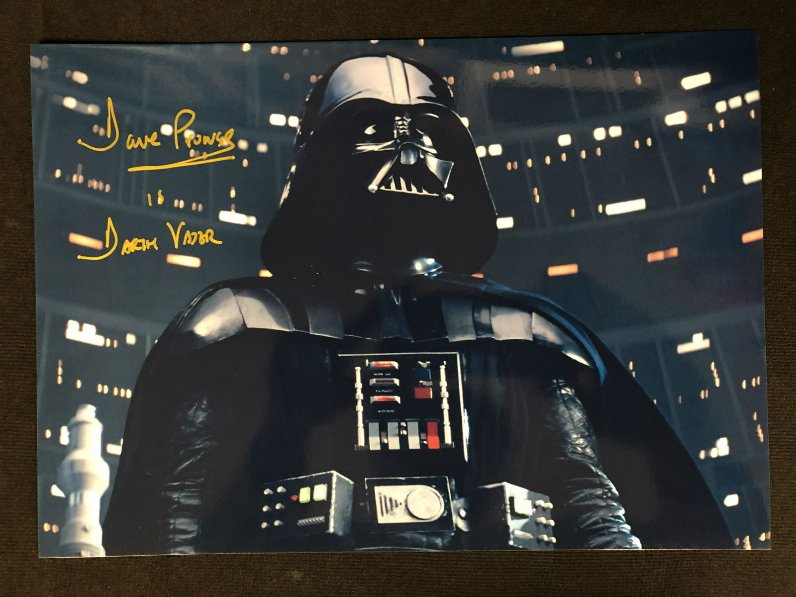 DAVID PROWSE SIGNED 8 X 10 (RA COA) (1 of 3)
