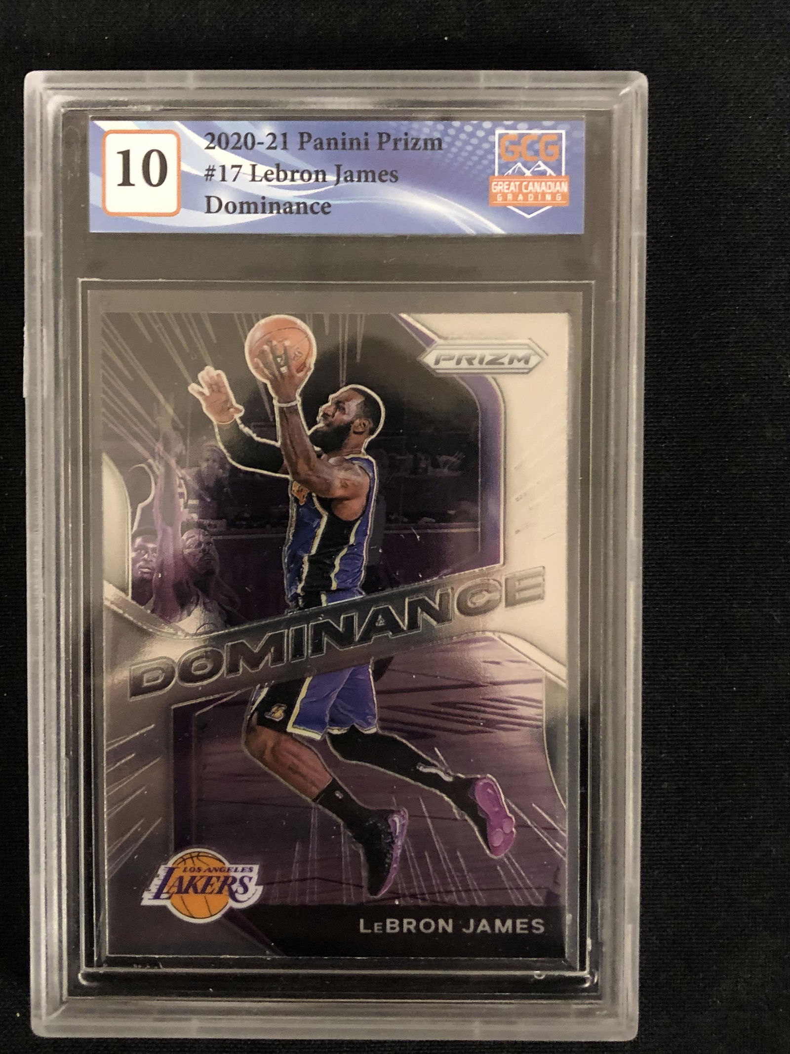 2020-21 PANINI PRIZM LEBRON JAMES DOMINANCE (GCG 10) (1 of 2)