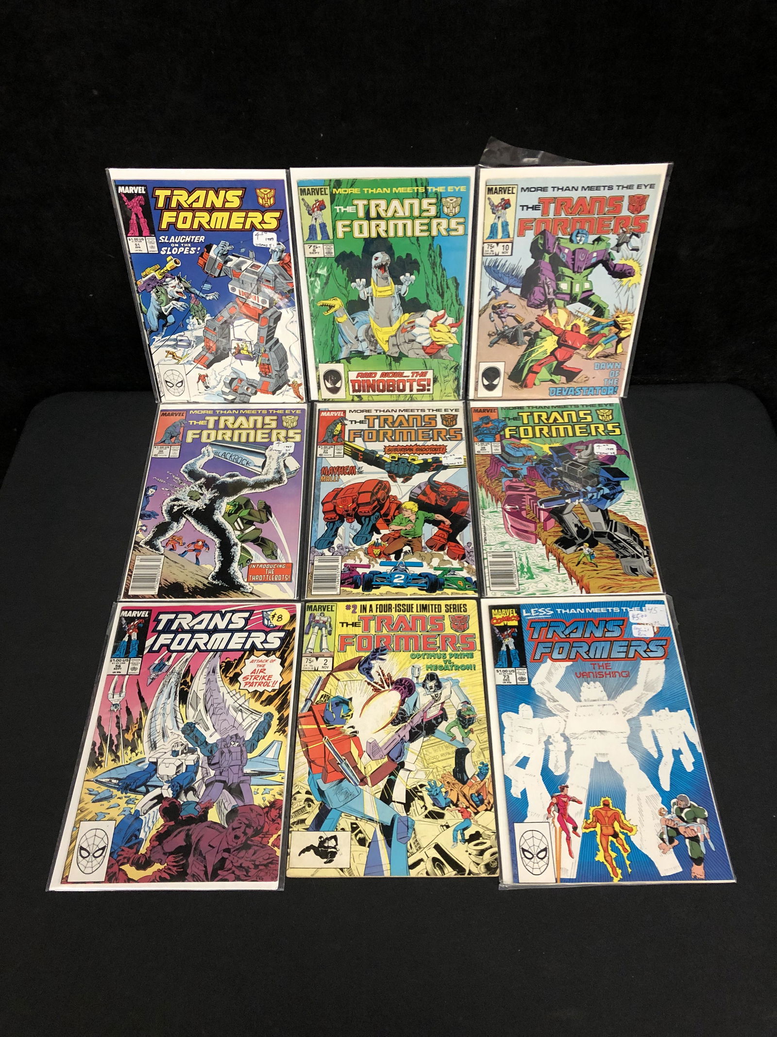 THE TRANSFORMERS COMIC BOOK LOT (MARVEL COMICS) (1 of 1)