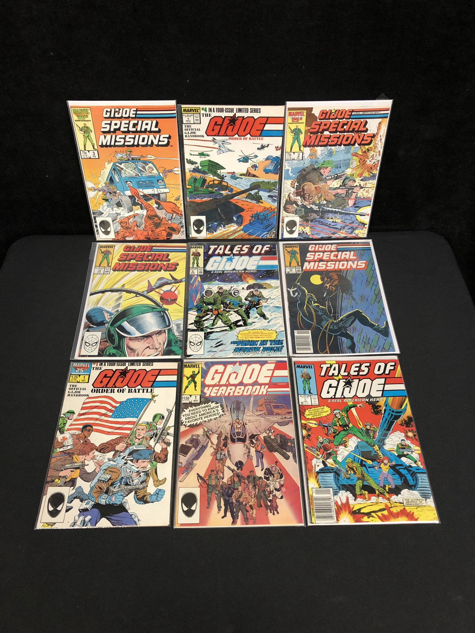 G.I JOE  COMIC BOOK LOT (MARVEL COMICS) (1 of 1)