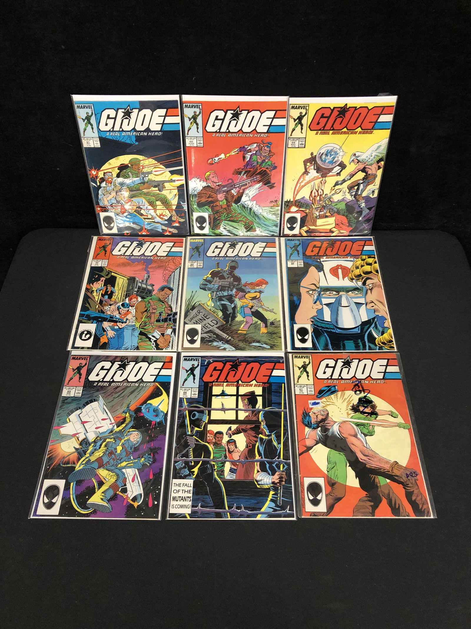 G.I JOE  COMIC BOOK LOT (MARVEL COMICS) (1 of 1)