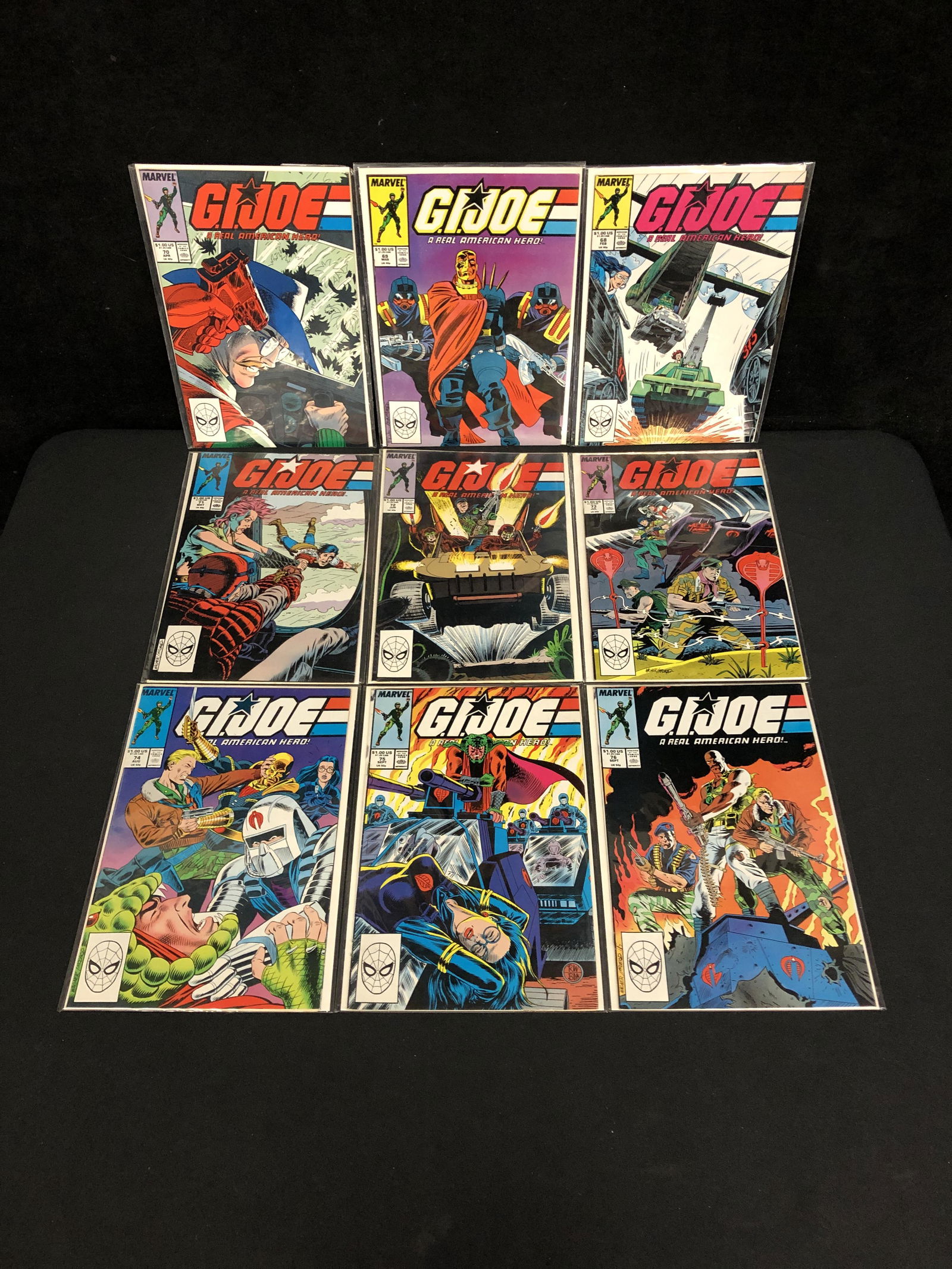G.I JOE  COMIC BOOK LOT (MARVEL COMICS) (1 of 1)