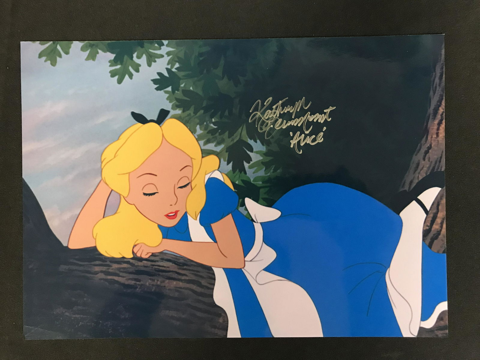 KATHERINE BEAUMONT SIGNED ALICE IN WONDERLAND 8 X 10 (R (1 of 3)