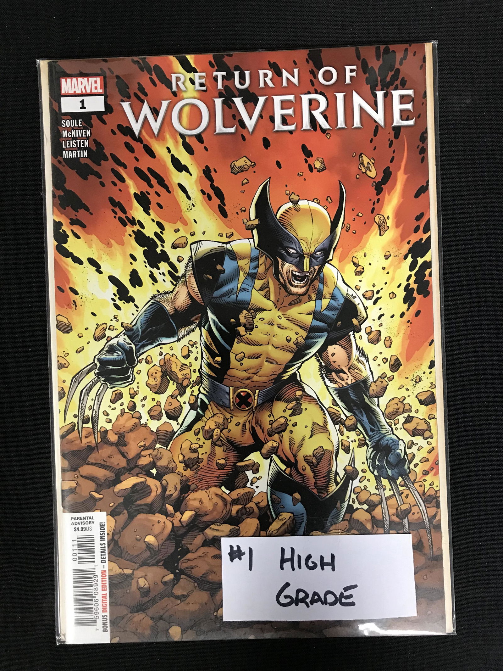 RETURN OF WOLVERINE NO.1 (MARVEL COMICS) (1 of 1)