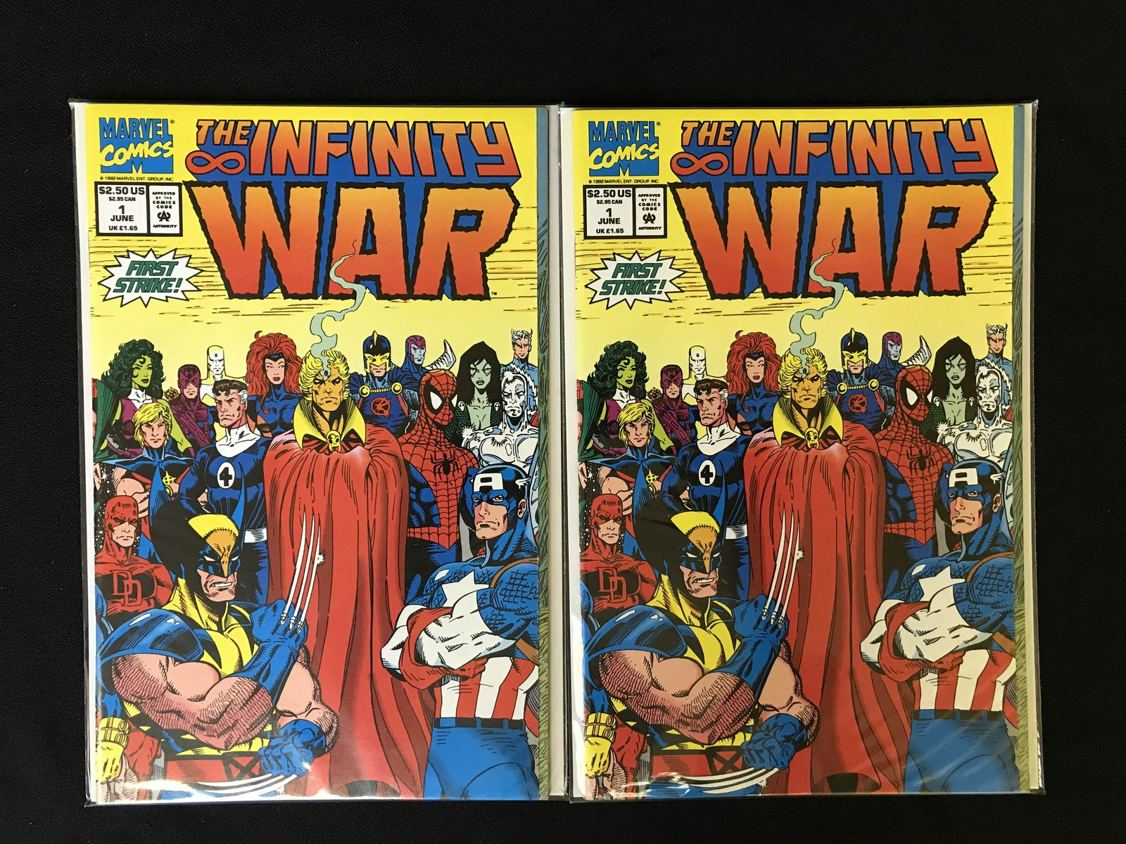 THE INFINITY WAR NO.1 (MARVEL COMICS) X2 (1 of 1)