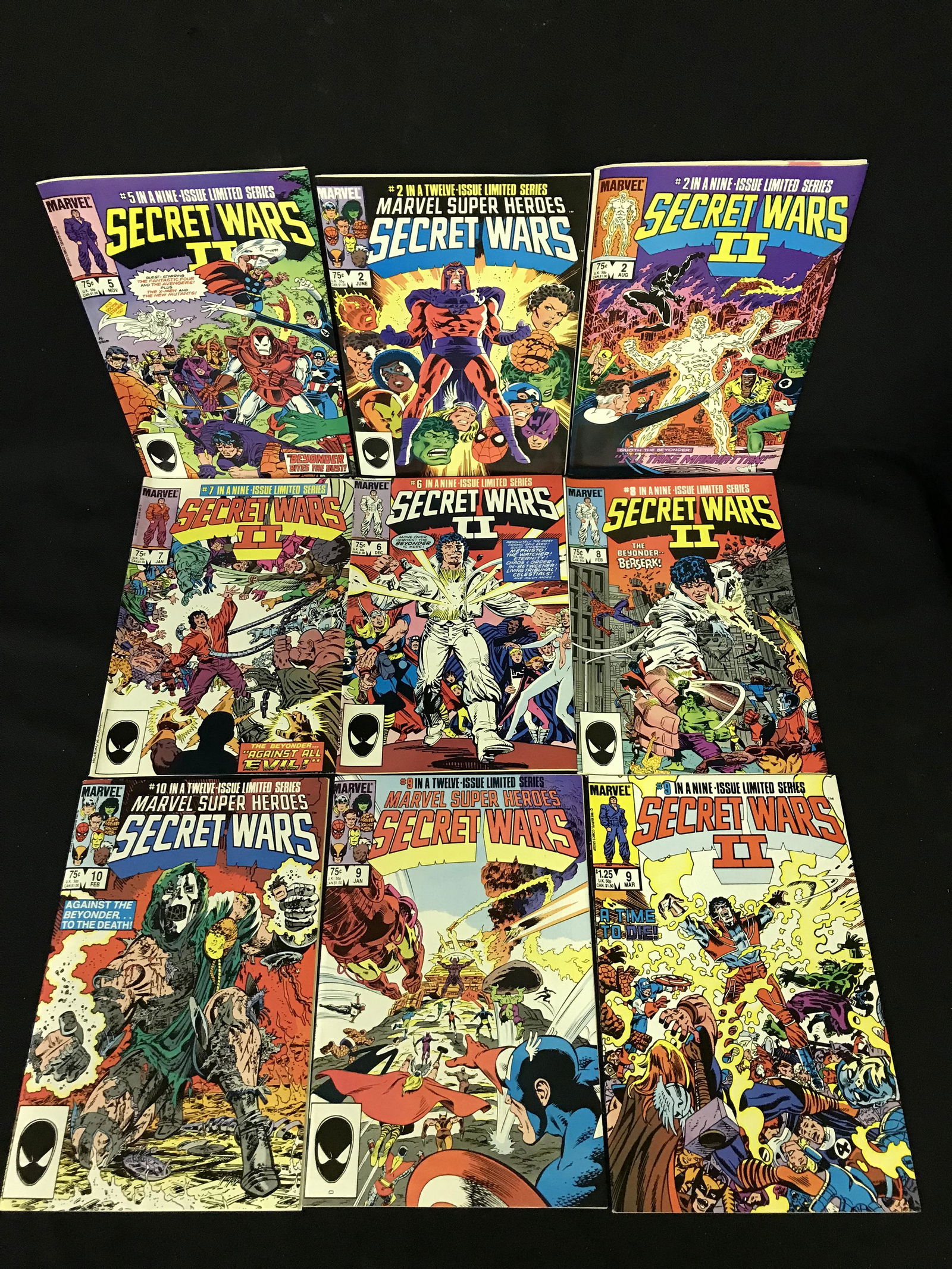 ASSORTED SECRET WARS COMIC BOOK LOT (MARVEL COMICS) (1 of 1)