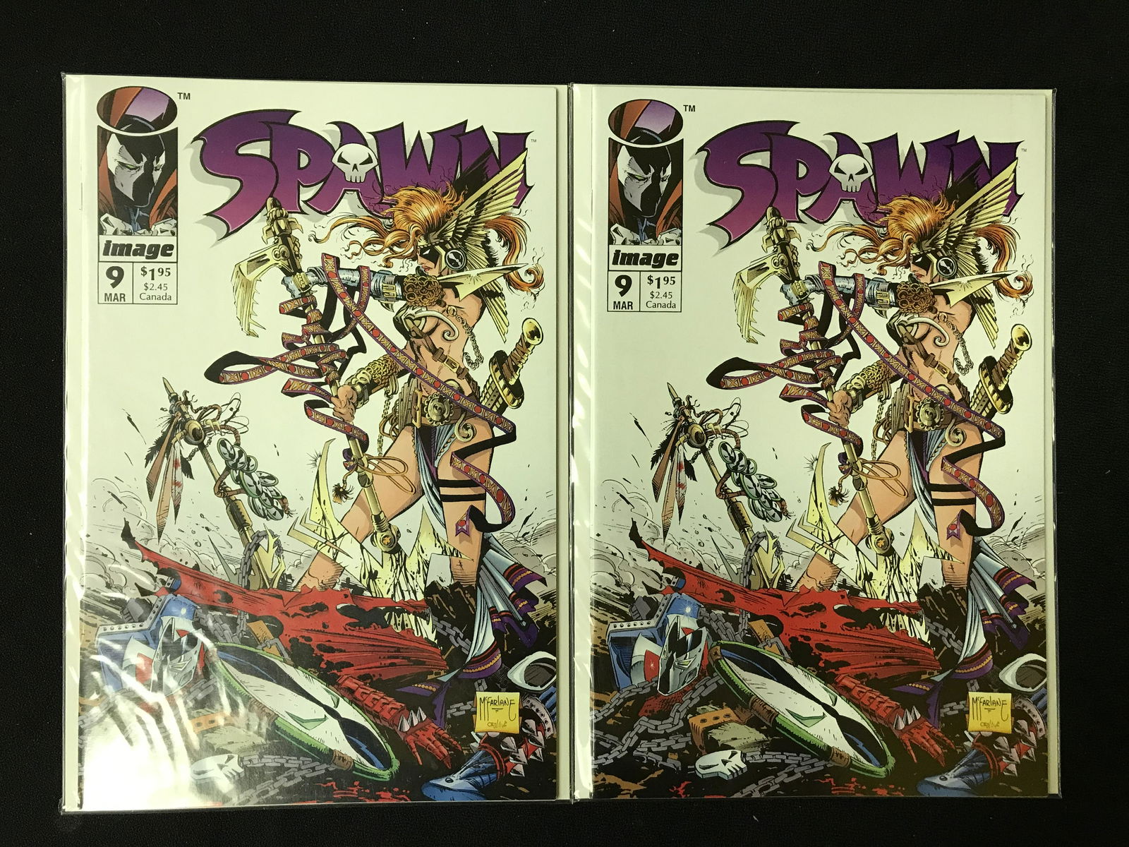 SPAWN NO.9 (IMAGE COMICS) X2 (1 of 1)