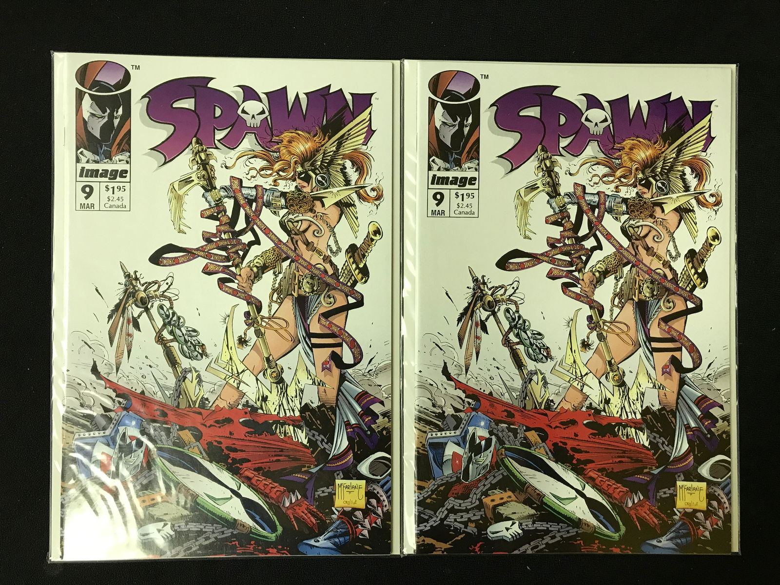 SPAWN NO.9 (IMAGE COMICS) X2 (1 of 1)