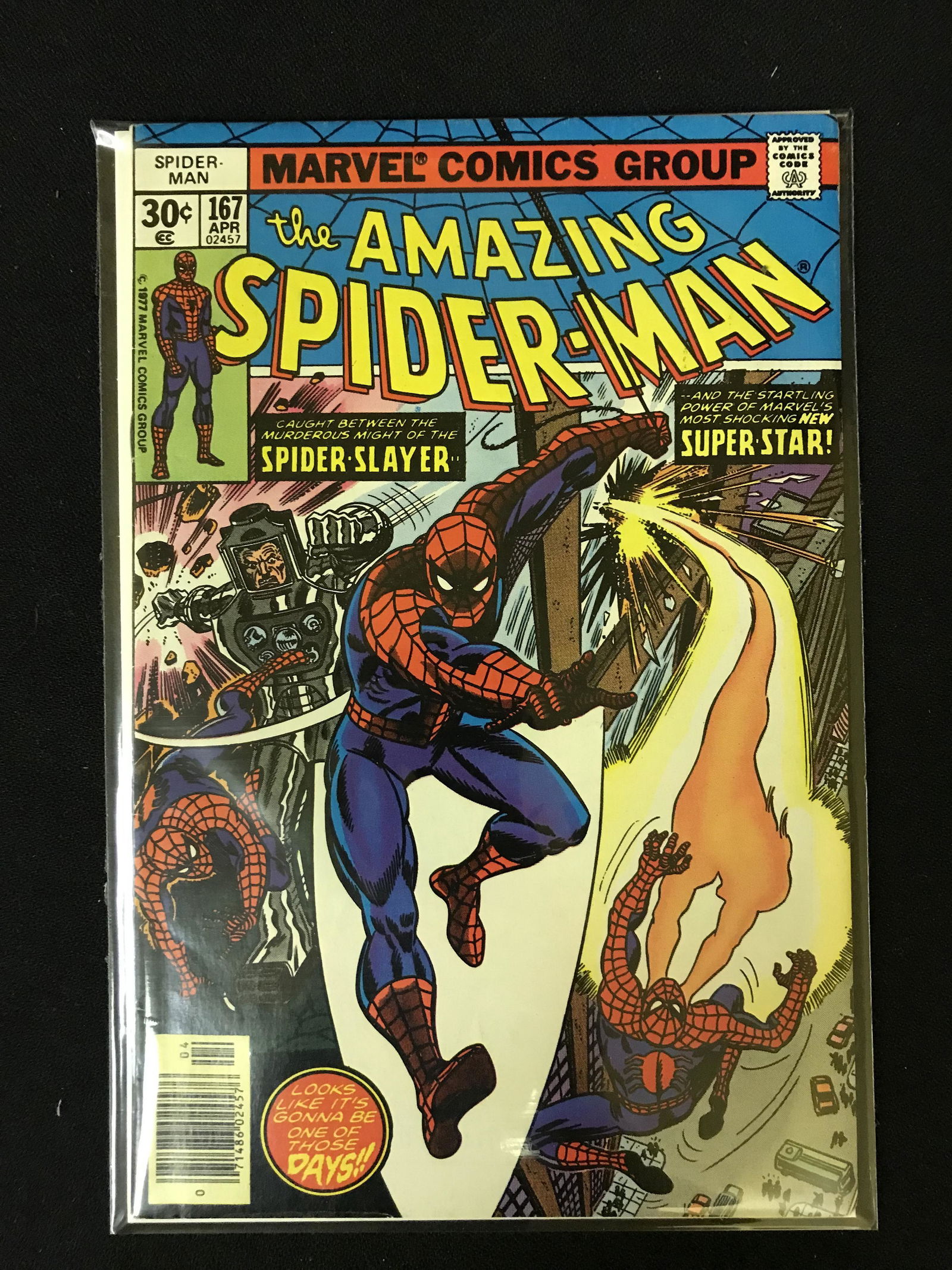 THE AMAZING SPIDER-MAN NO.167 (MARVEL COMICS) (1 of 1)