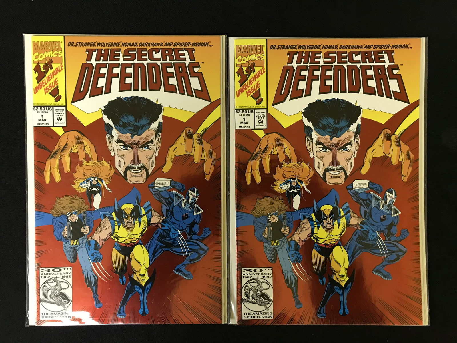 THE SECRET DEFENDERS NO.1 (MARVEL COMICS) X2 (1 of 1)