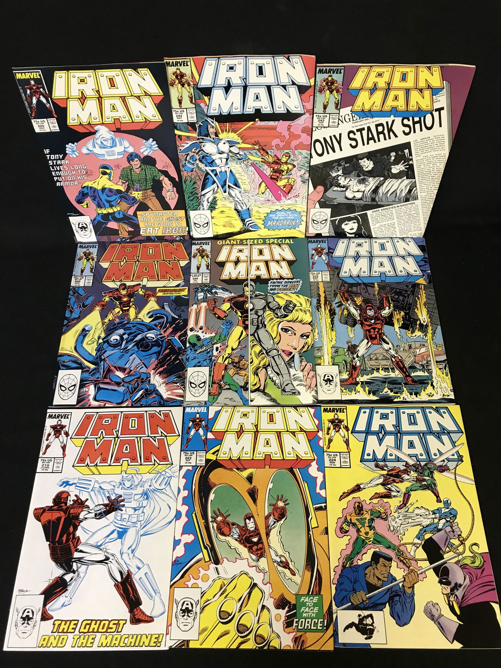 IRON MAN COMIC BOOK LOT (MARVEL COMICS) (1 of 1)
